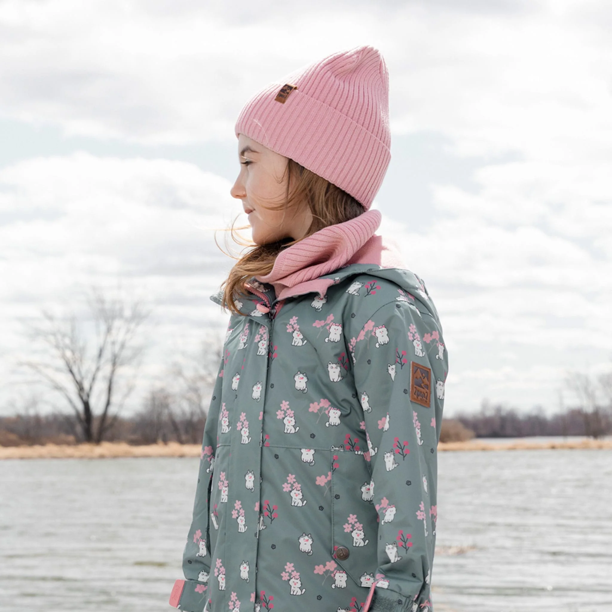 Cache-cou Tricot Rose 2-14ans - Image 2