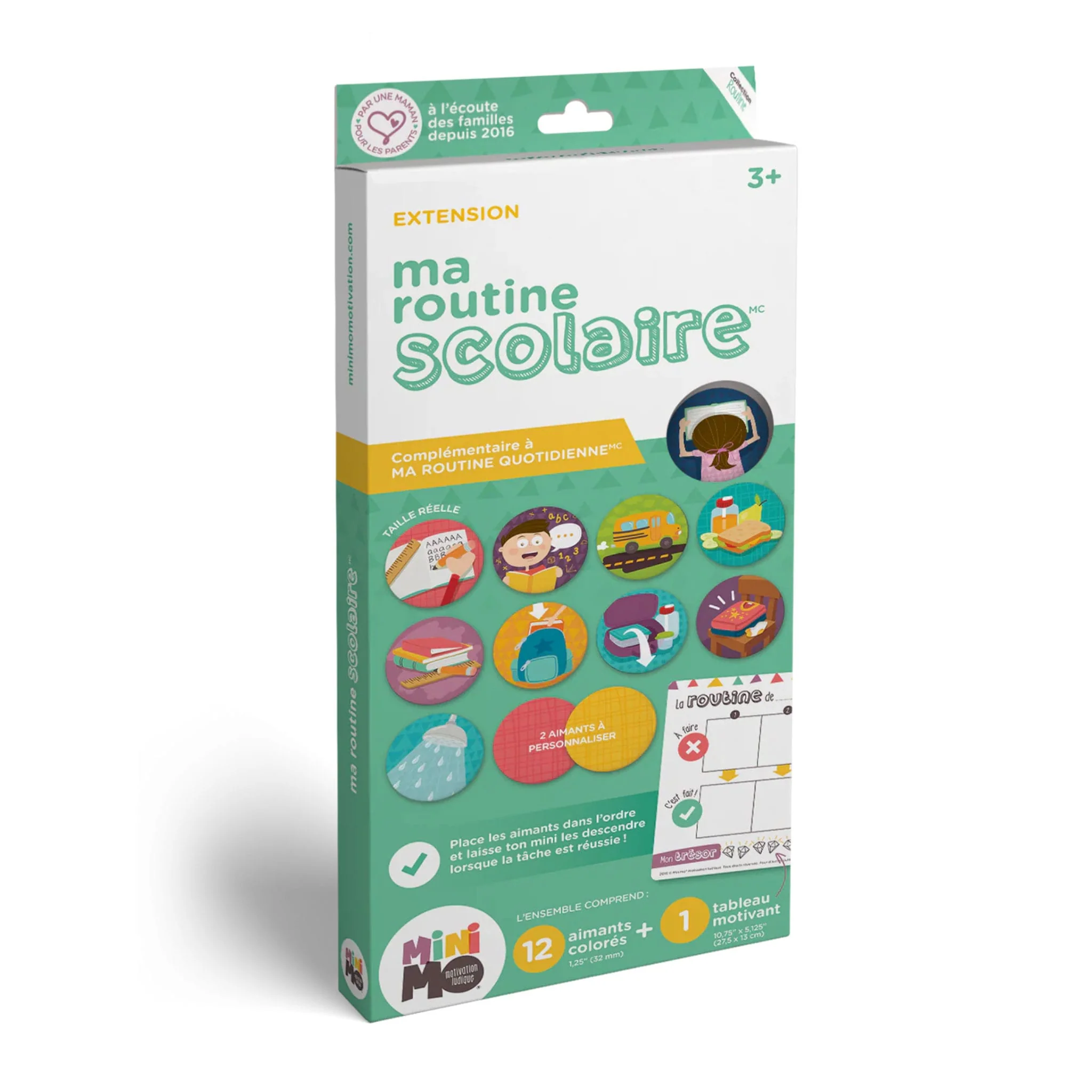 Calendrier Ma Routine Scolaire