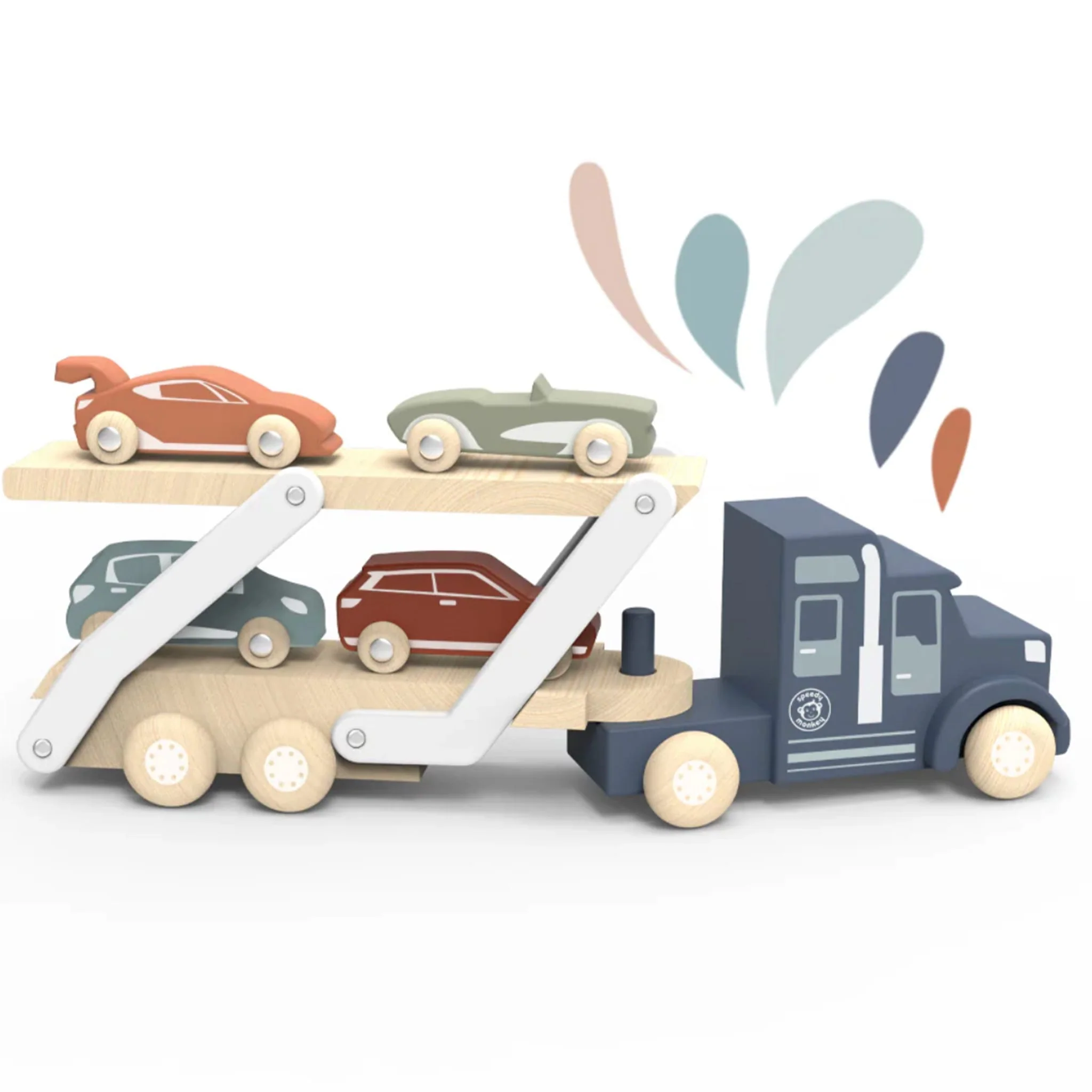 Camion Transporteur En Bois - Image 3