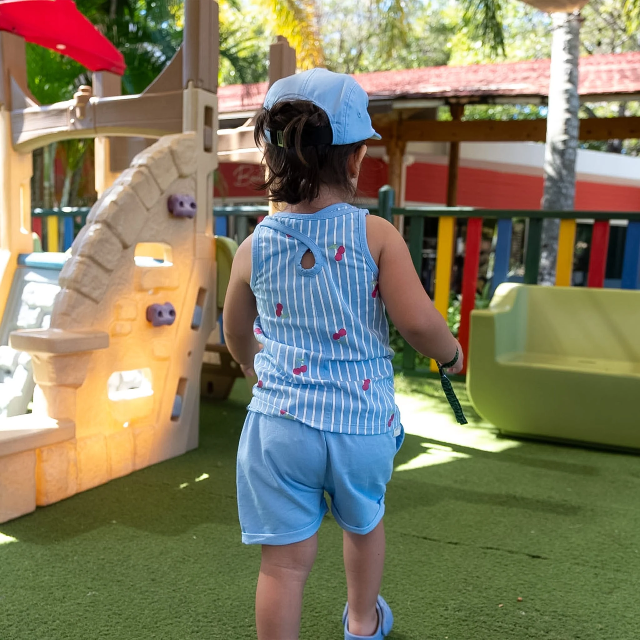 Camisole Rayée Cerise 2-8ans - Image 5