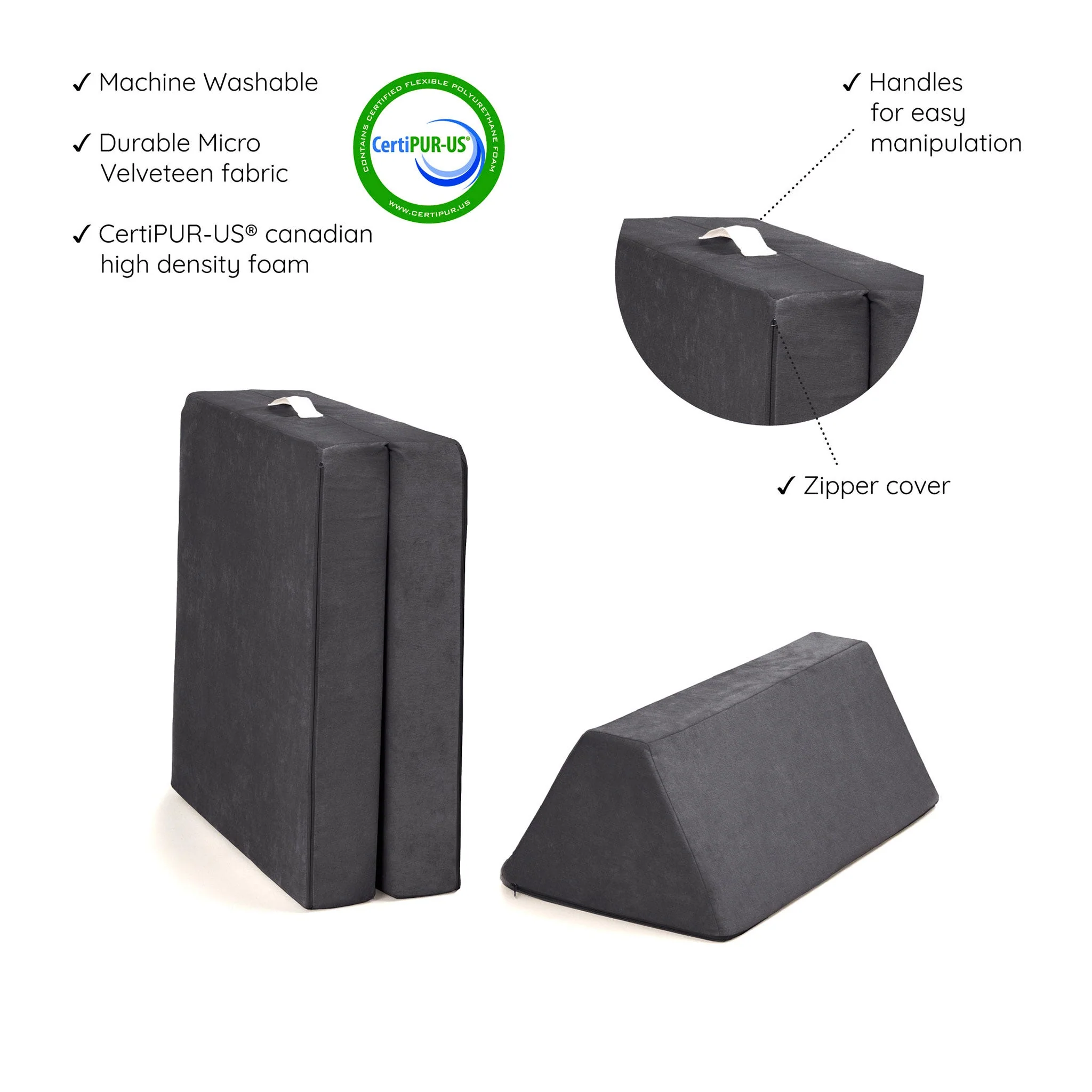 Canapé Modulaire Demi - Charcoal Chill - Image 3