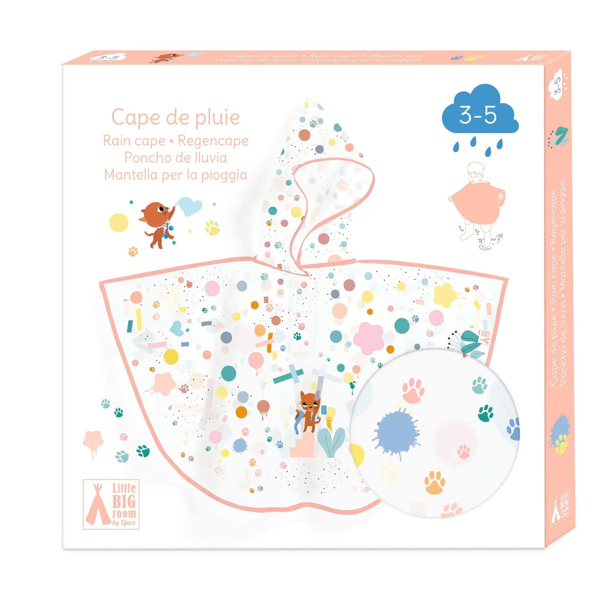 Cape de pluie 3-5 ans - Chat - Image 3