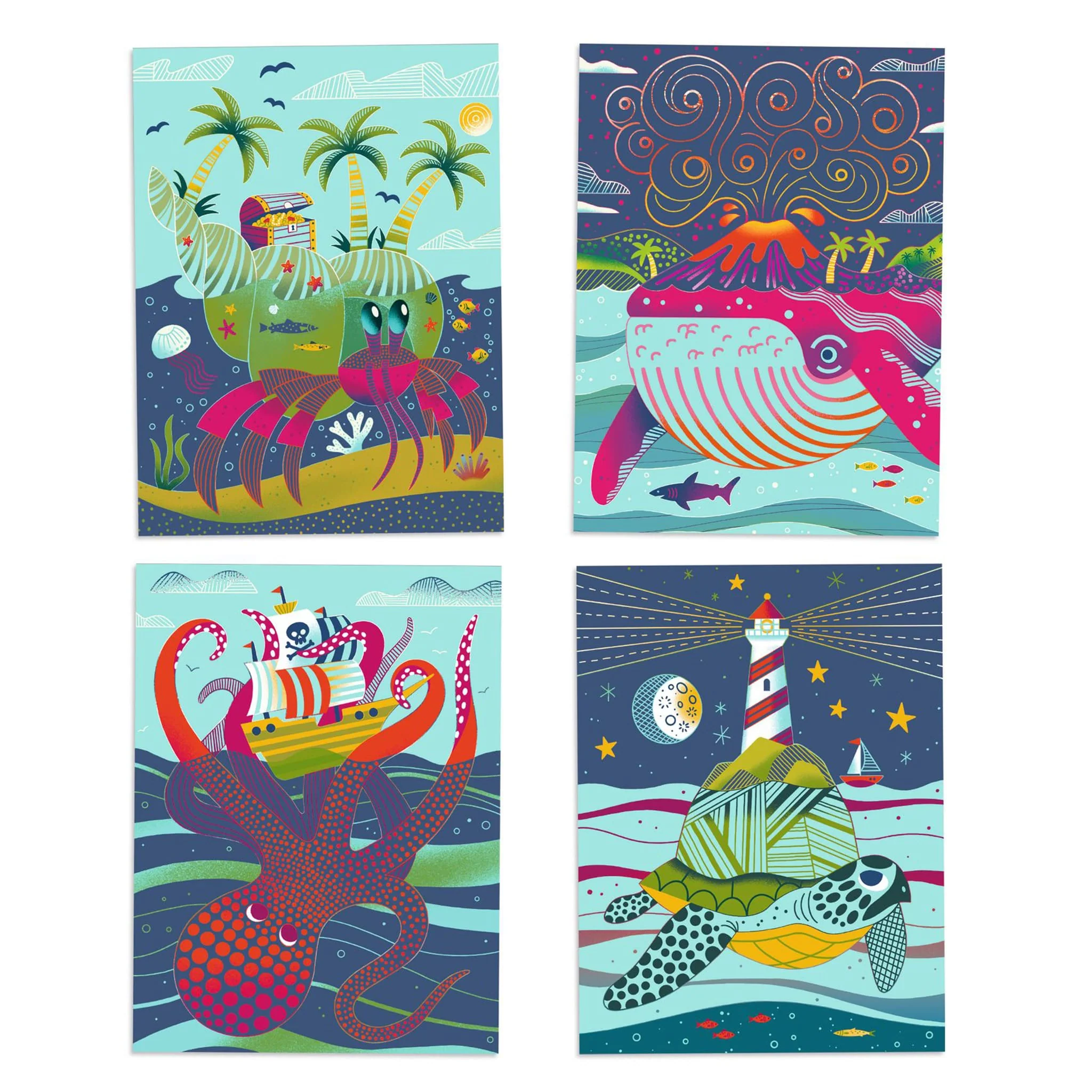 Cartes à gratter - Dessus-Dessous - Image 2