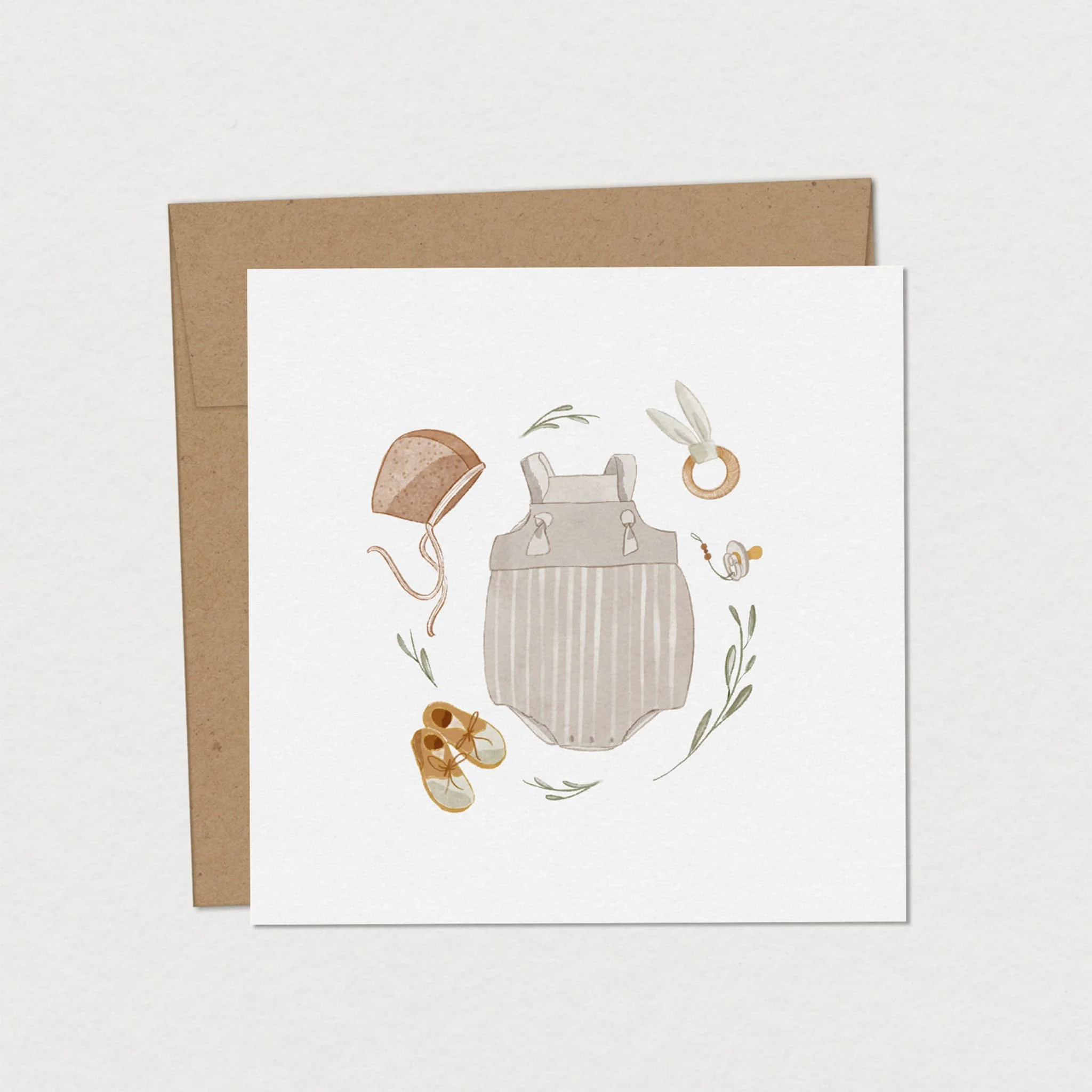 Carte de Souhait de Bébé - Naissance