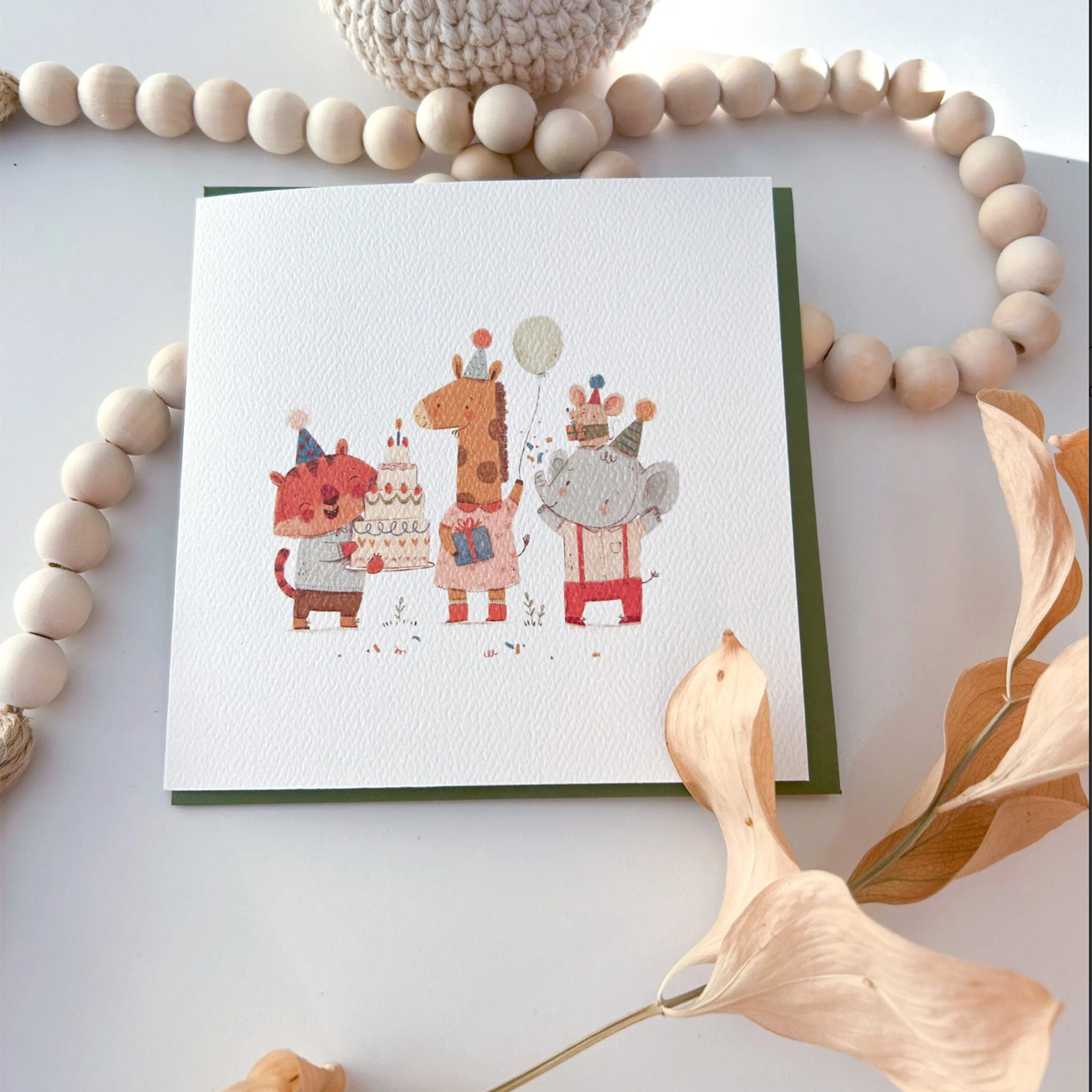 Carte de Souhait de Fête - Savane en Fête - Image 2