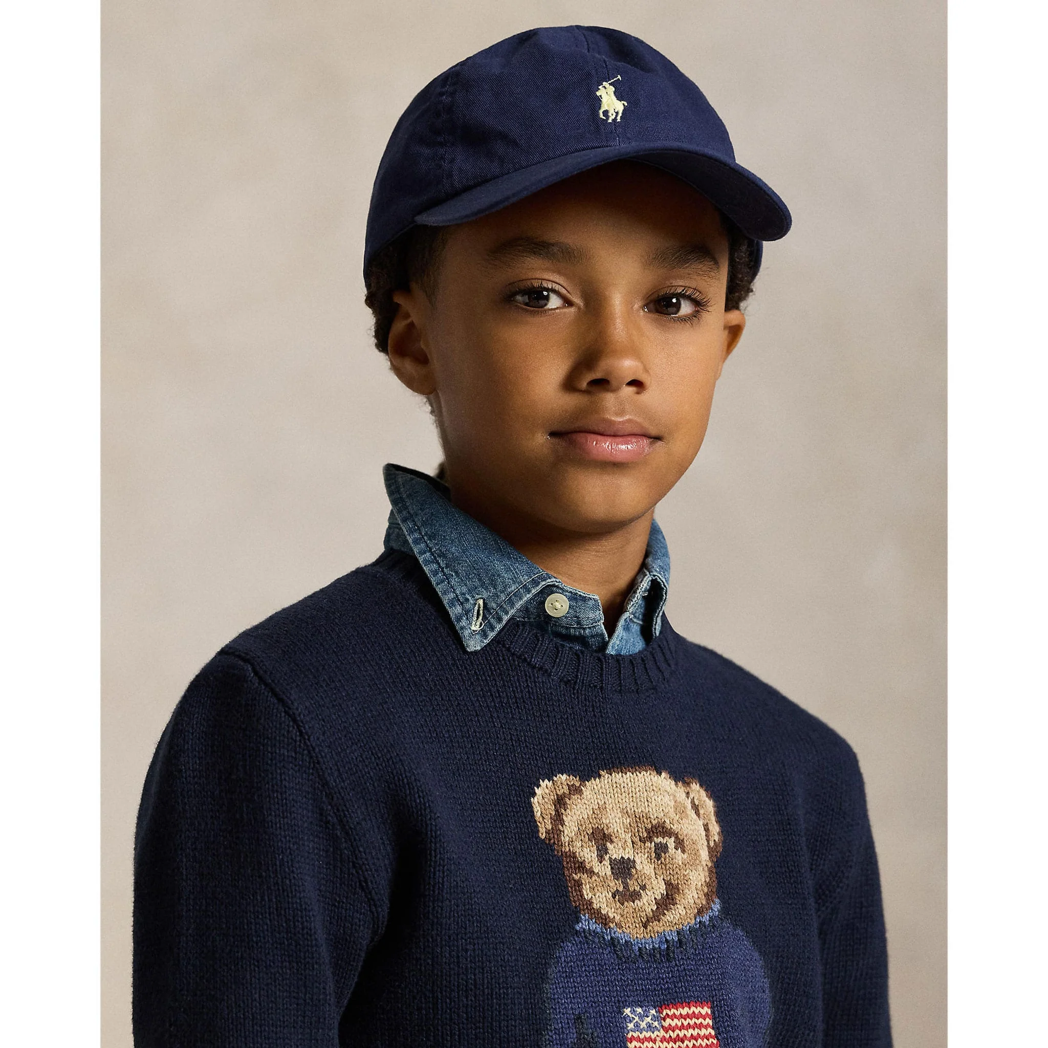 Casquette Coton Polo 8-16ans - Image 2