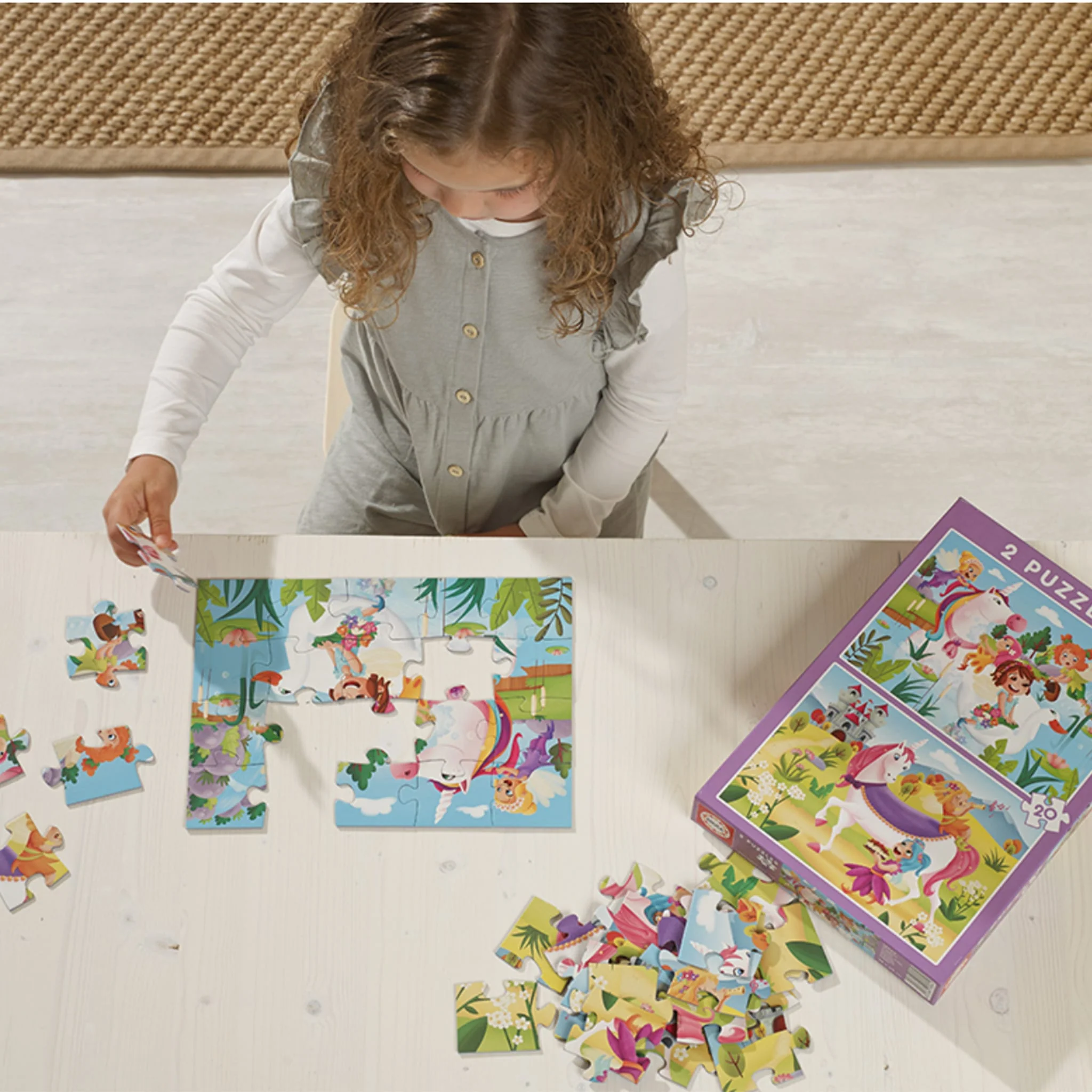 Casse-tête 20 Morceaux (2) - Licorne / Fée - Image 3