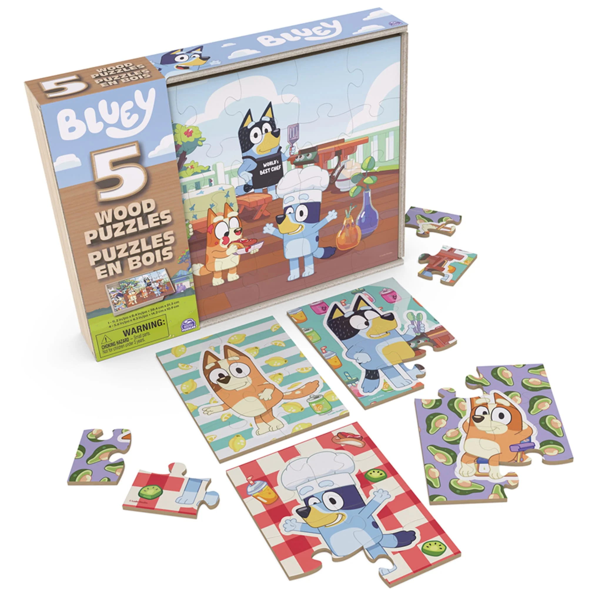 Casse-tête 5-en-1 Bluey