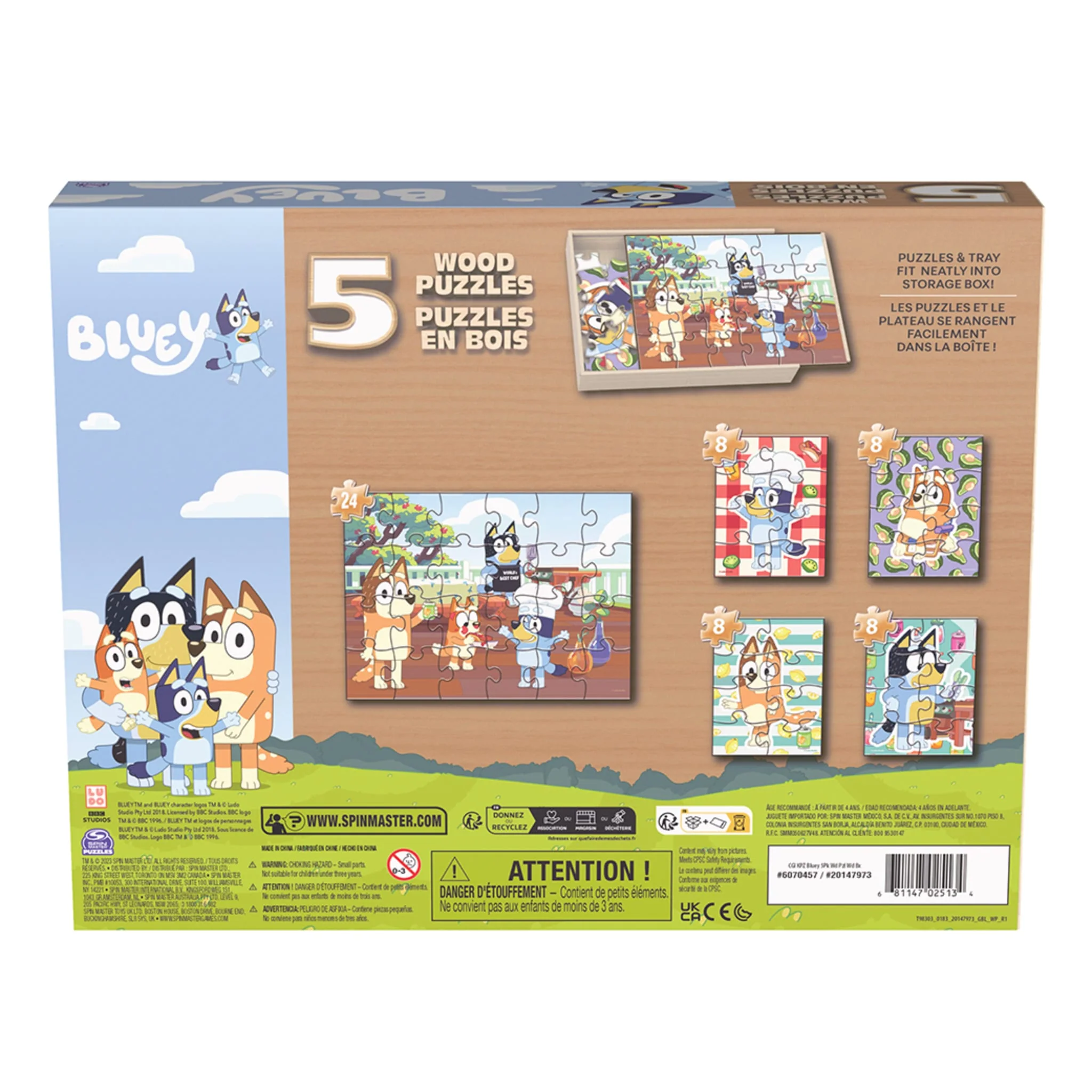 Casse-tête 5-en-1 Bluey - Image 5