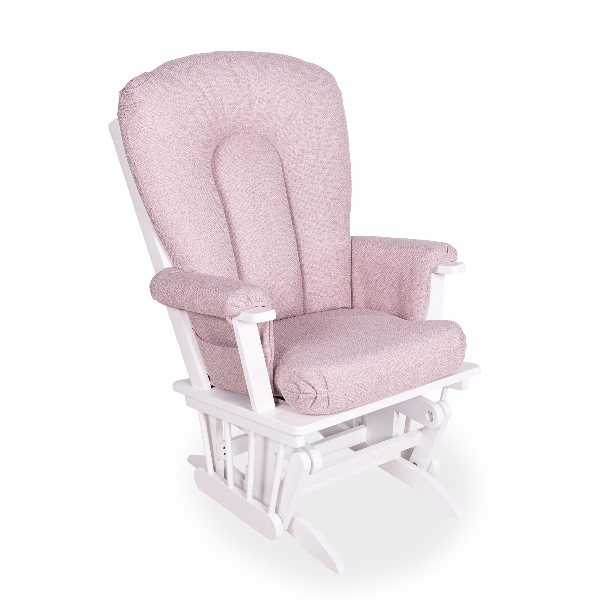 Chaise Berçante Bois - Blanc- Tissus sur commande spéciale - Image 17