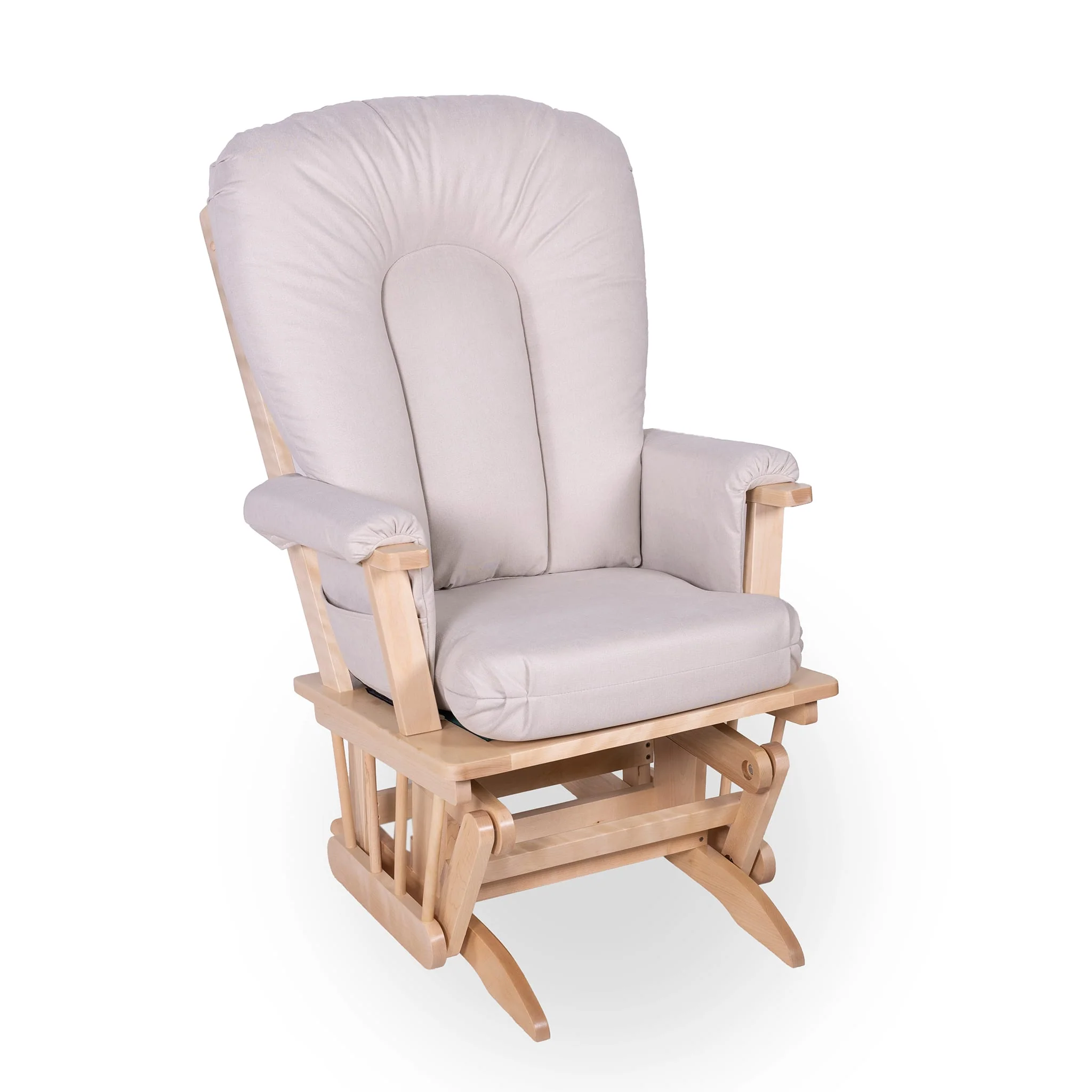 Chaise Berçante Bois - Naturel- Tissus sur commande spéciale - Image 19