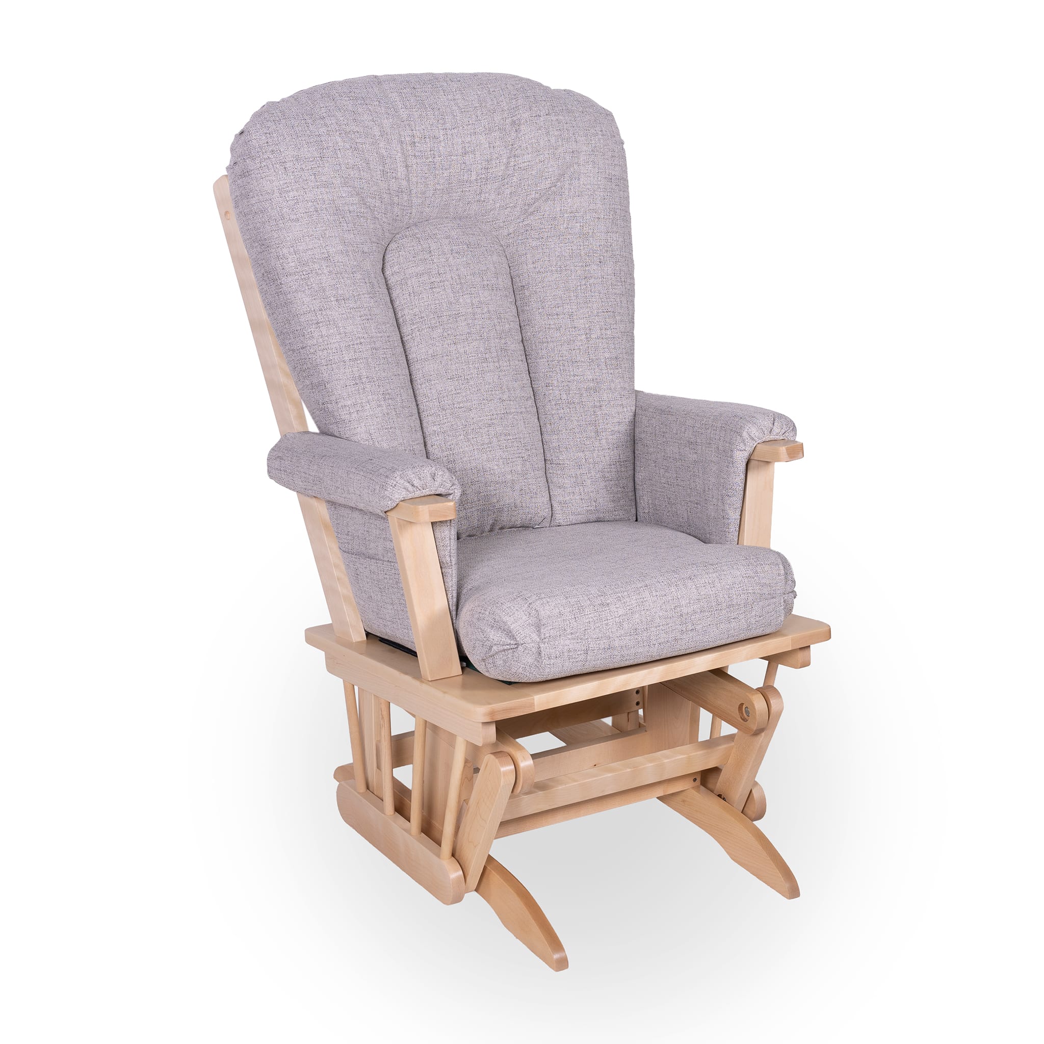 Chaise Berçante Bois - Naturel- Tissus sur commande spéciale - Image 9