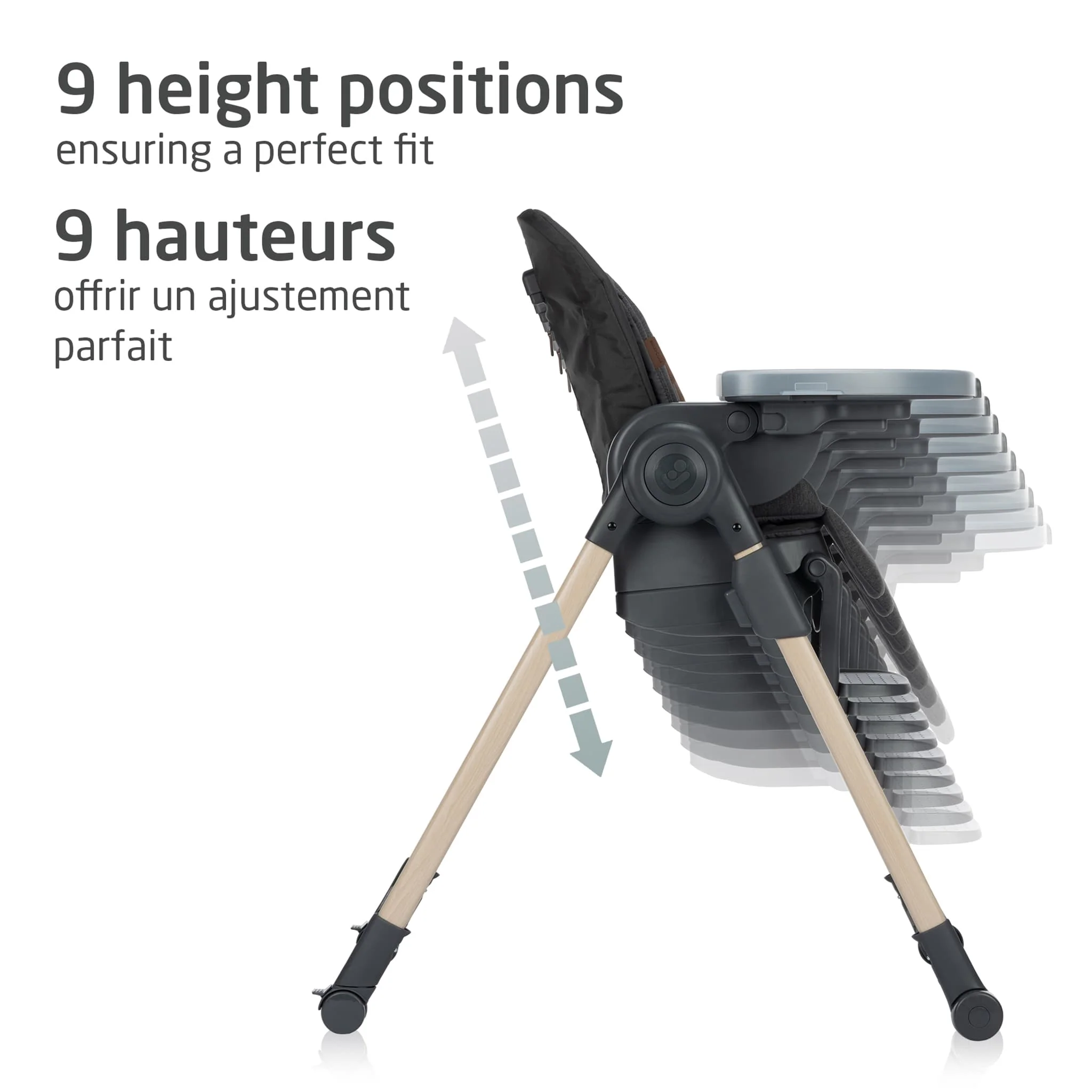 Chaise Haute Minla 6-en-1 - Beyond Graphite - Image 5