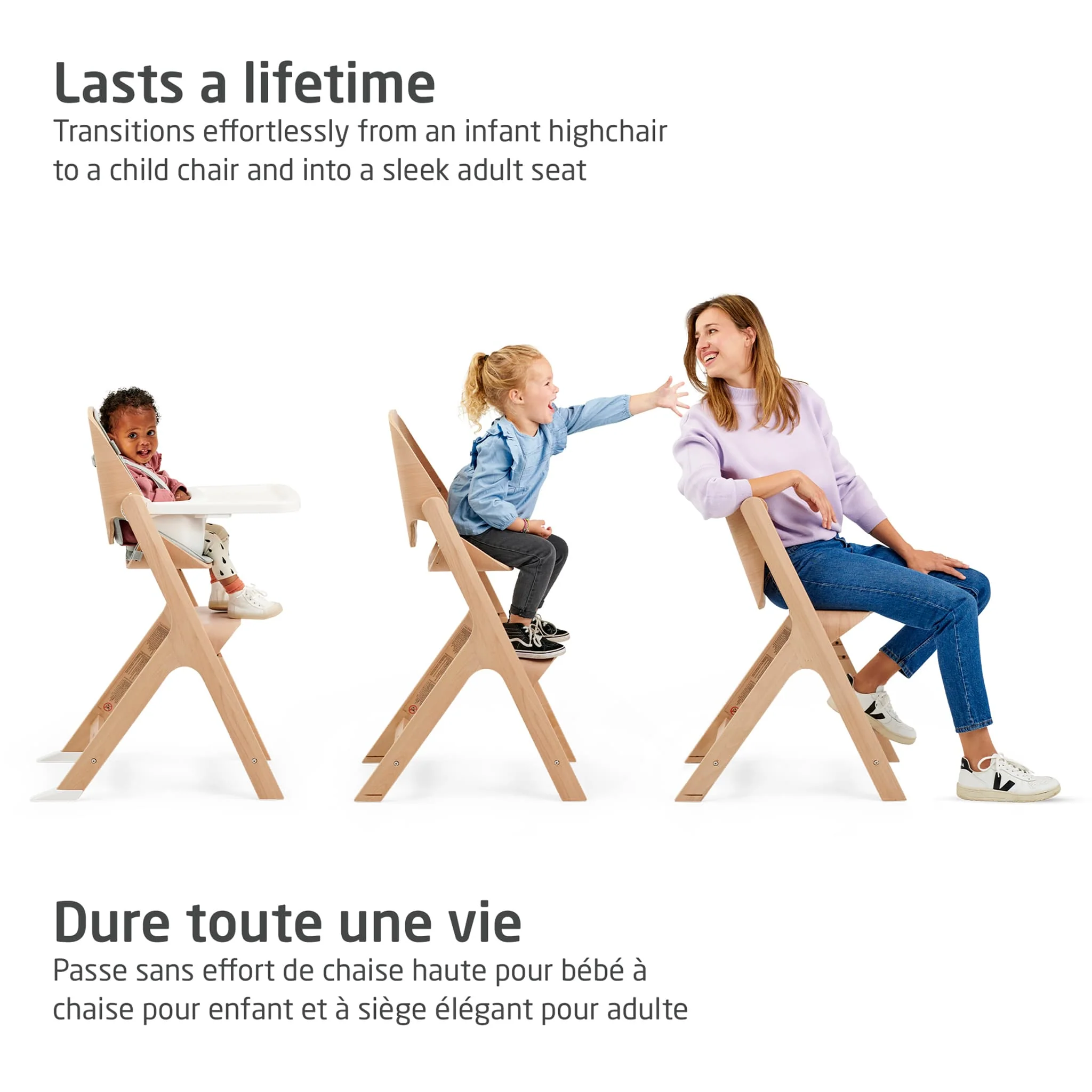 Chaise Haute Nesta - Classic Avoine - Image 9
