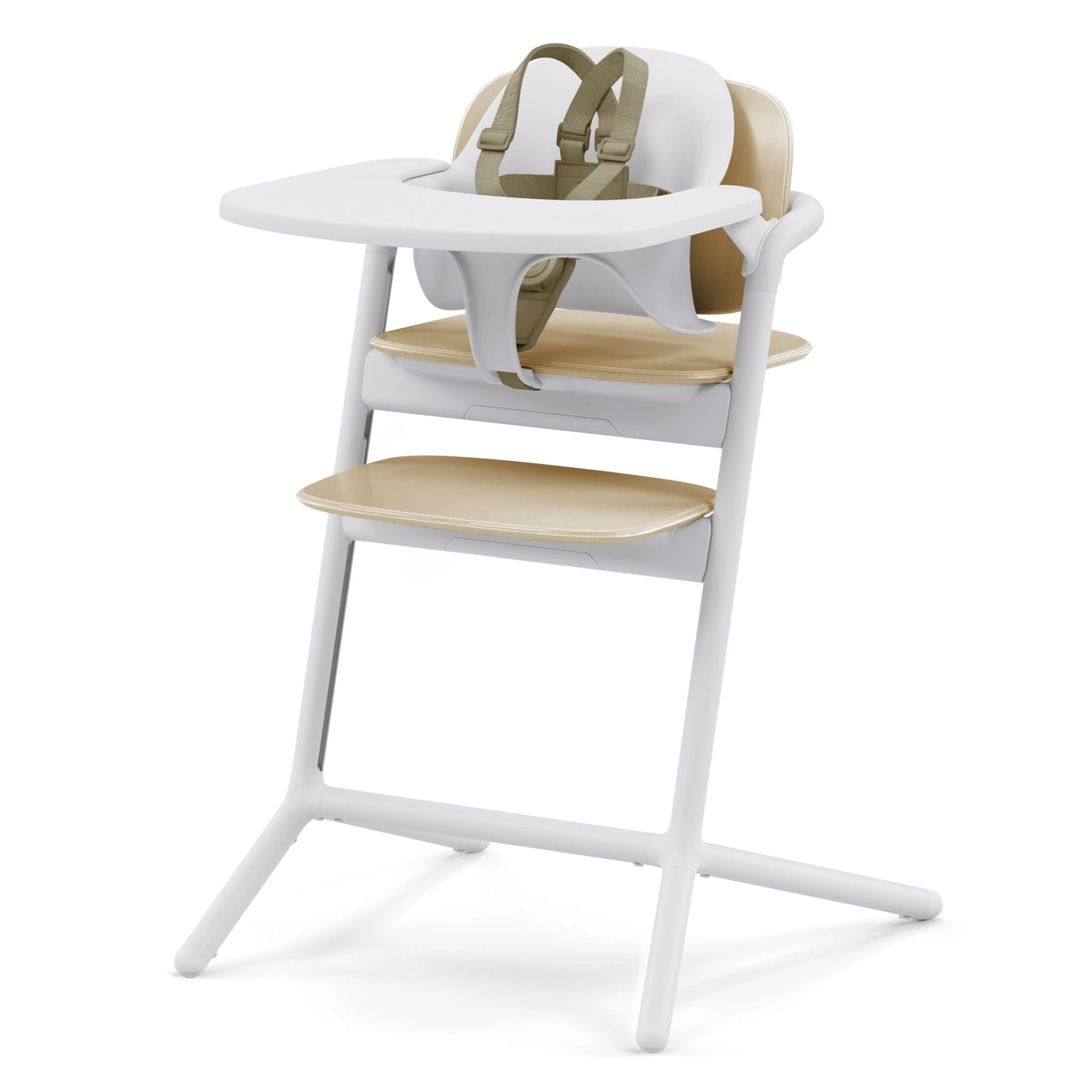 Chaise Haute 3-en-1 Lemo - Sable Blanc - Image 2