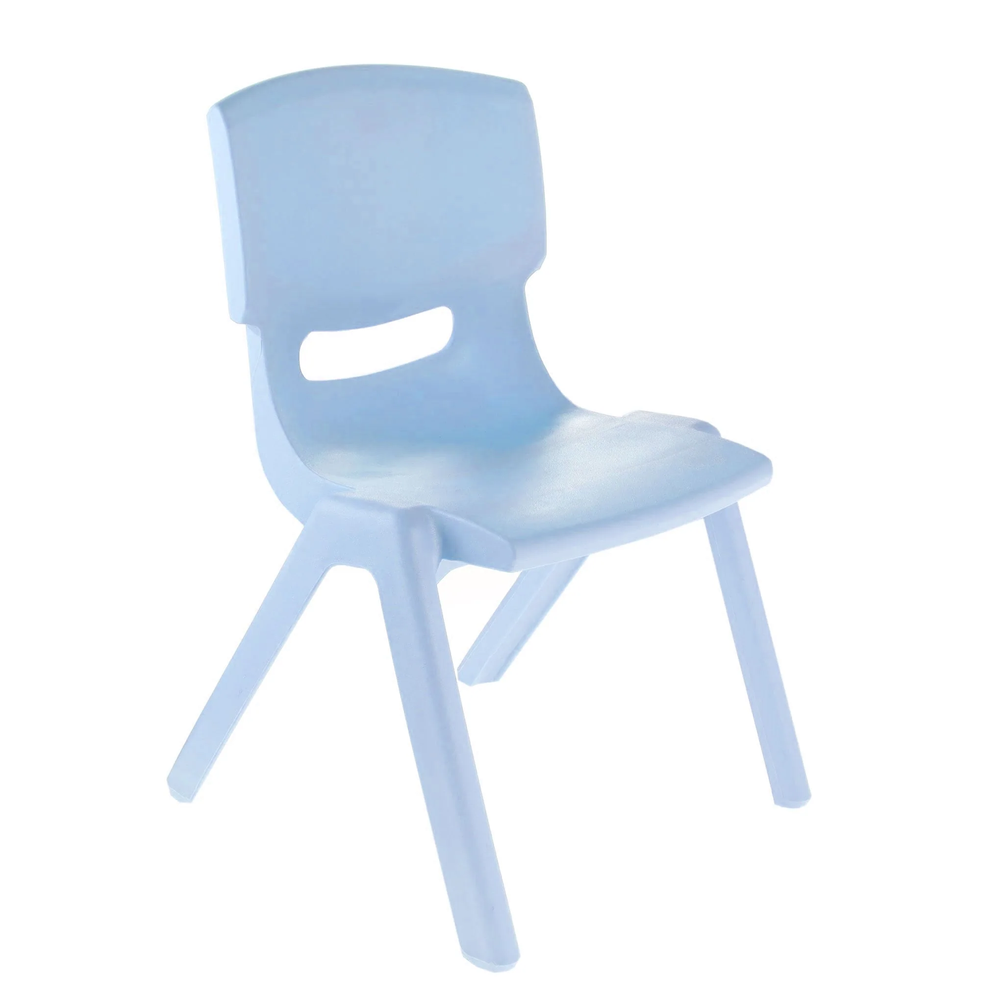 Chaise Plastique pour enfant - Bleu Pâle - Image 3