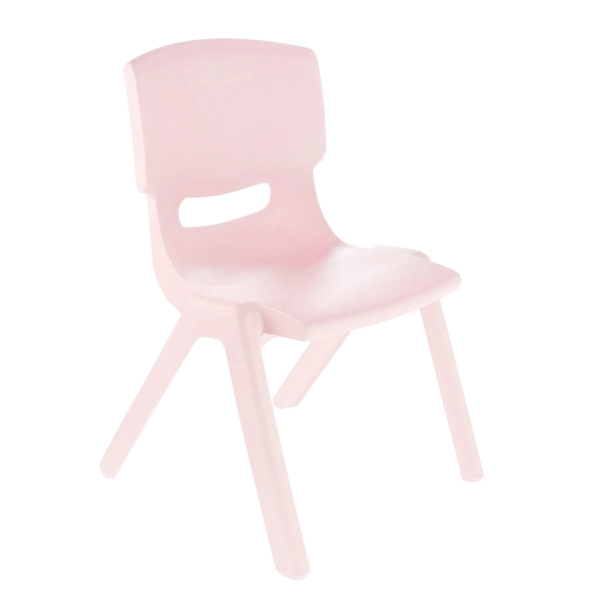 Chaise Plastique pour enfant - Rose Pâle - Image 3