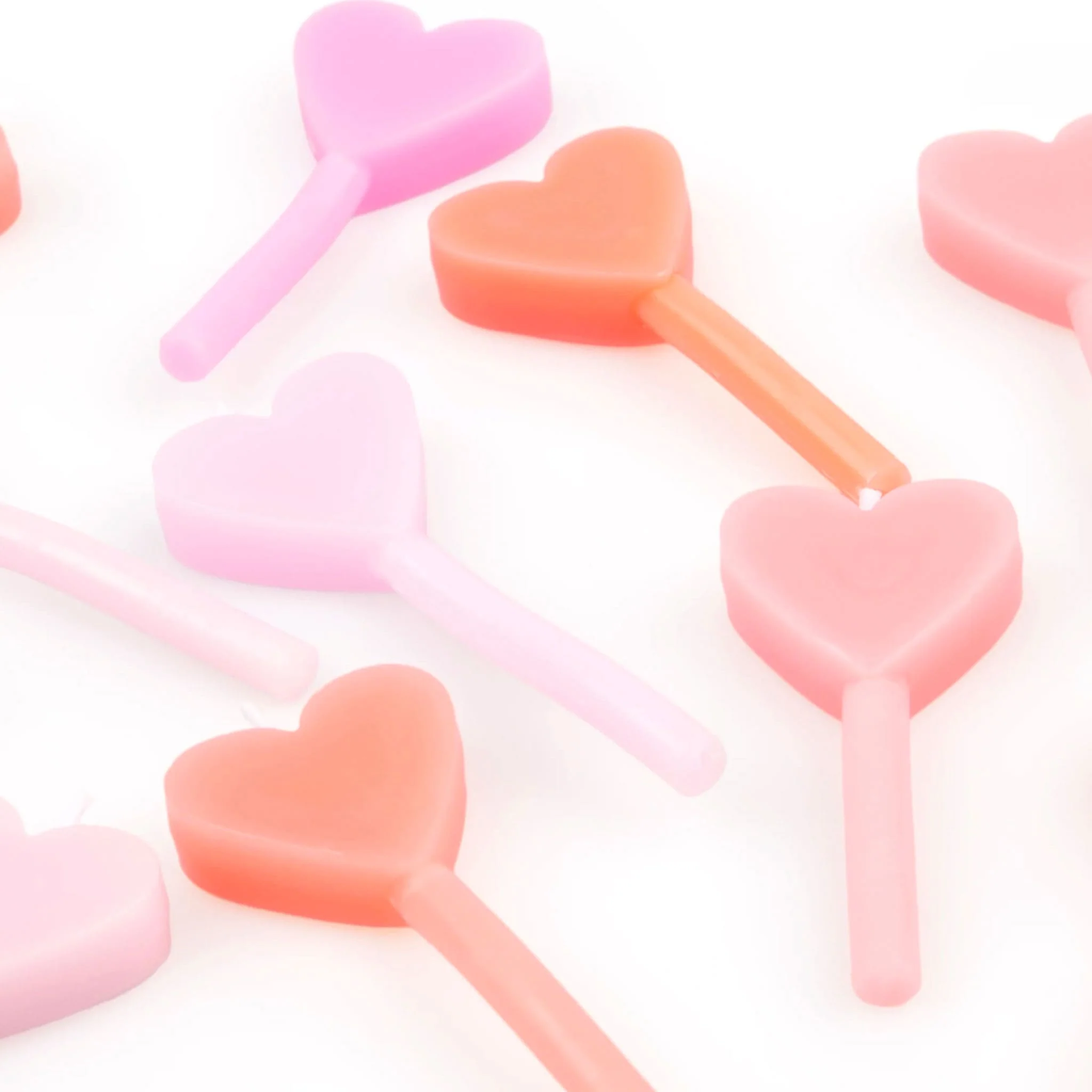 Bougies (5) Coeurs - Image 3