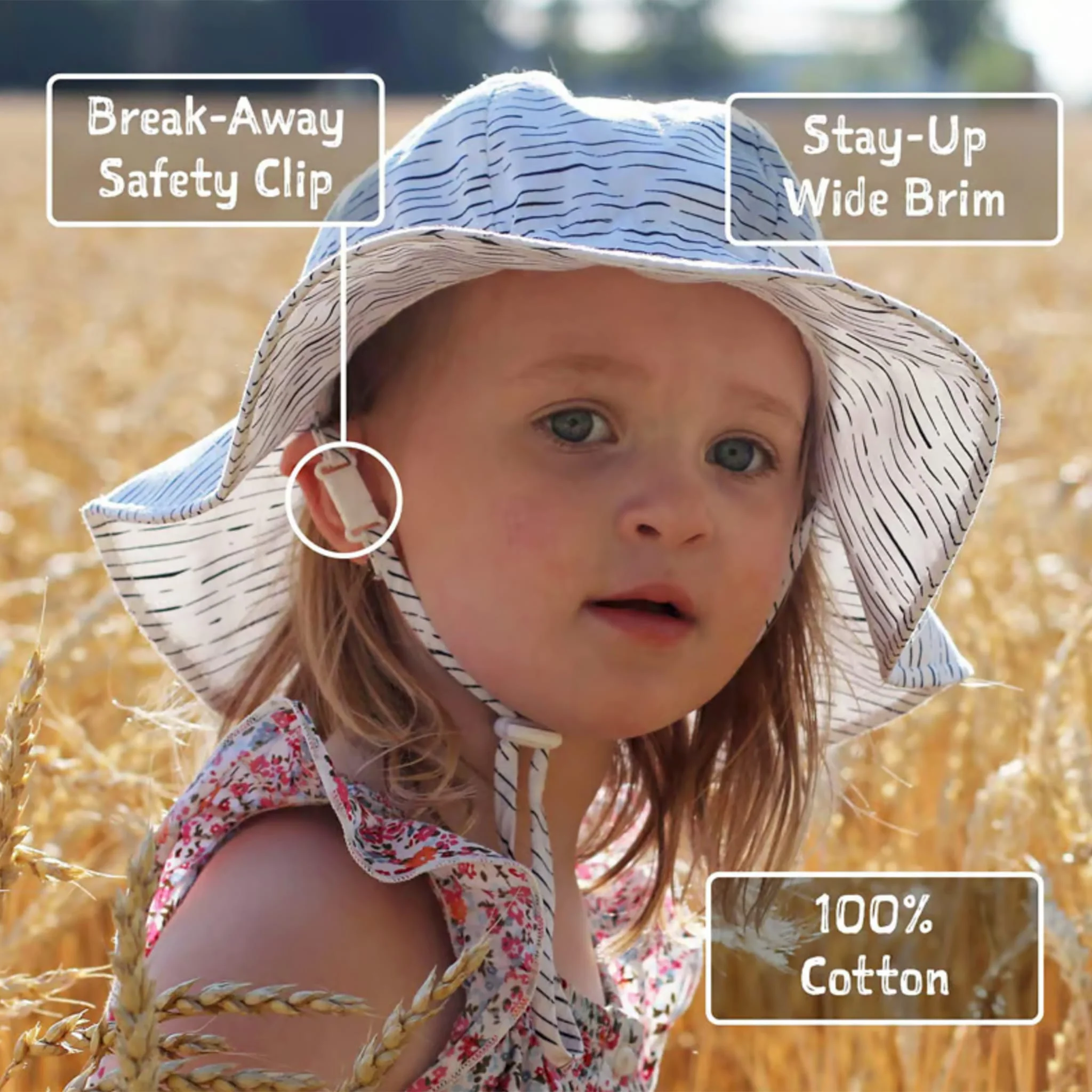 Chapeau Coton UV Daisy 2-5ans - Image 5