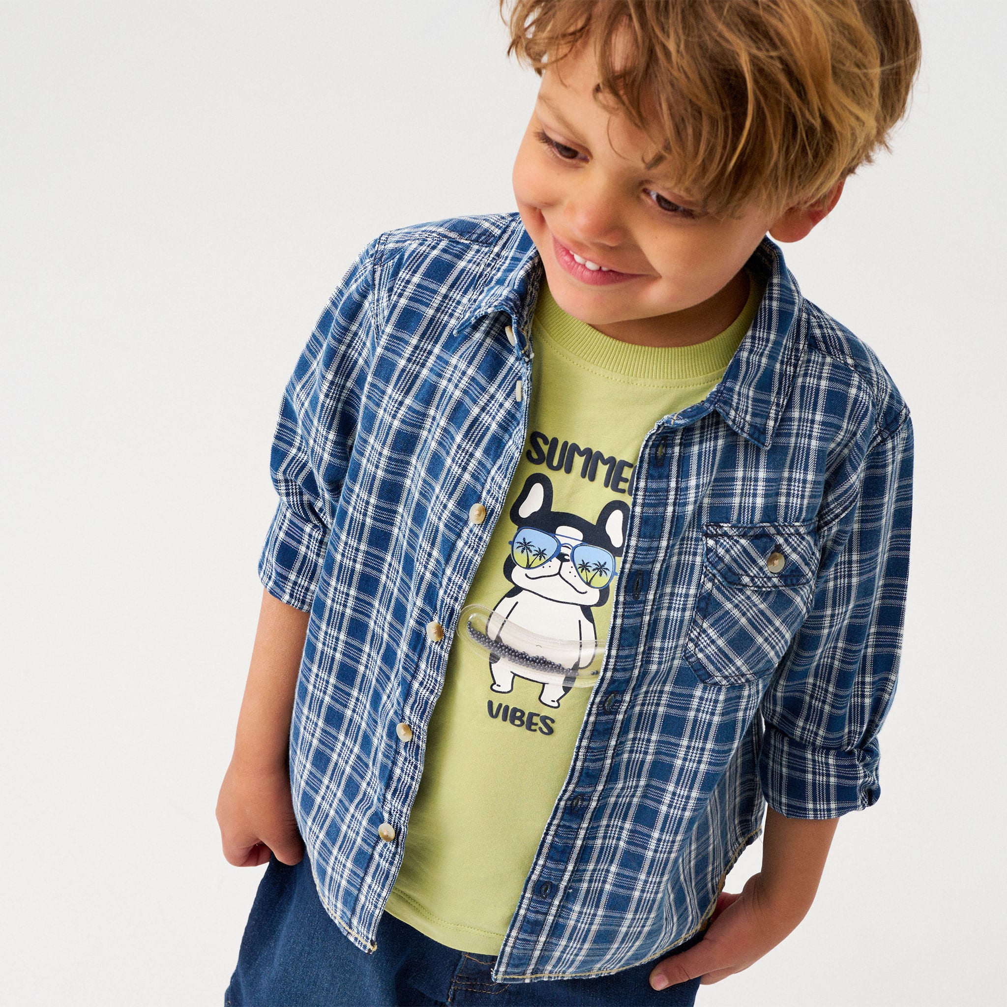 Chemise Carreaux 2-10ans - Image 2