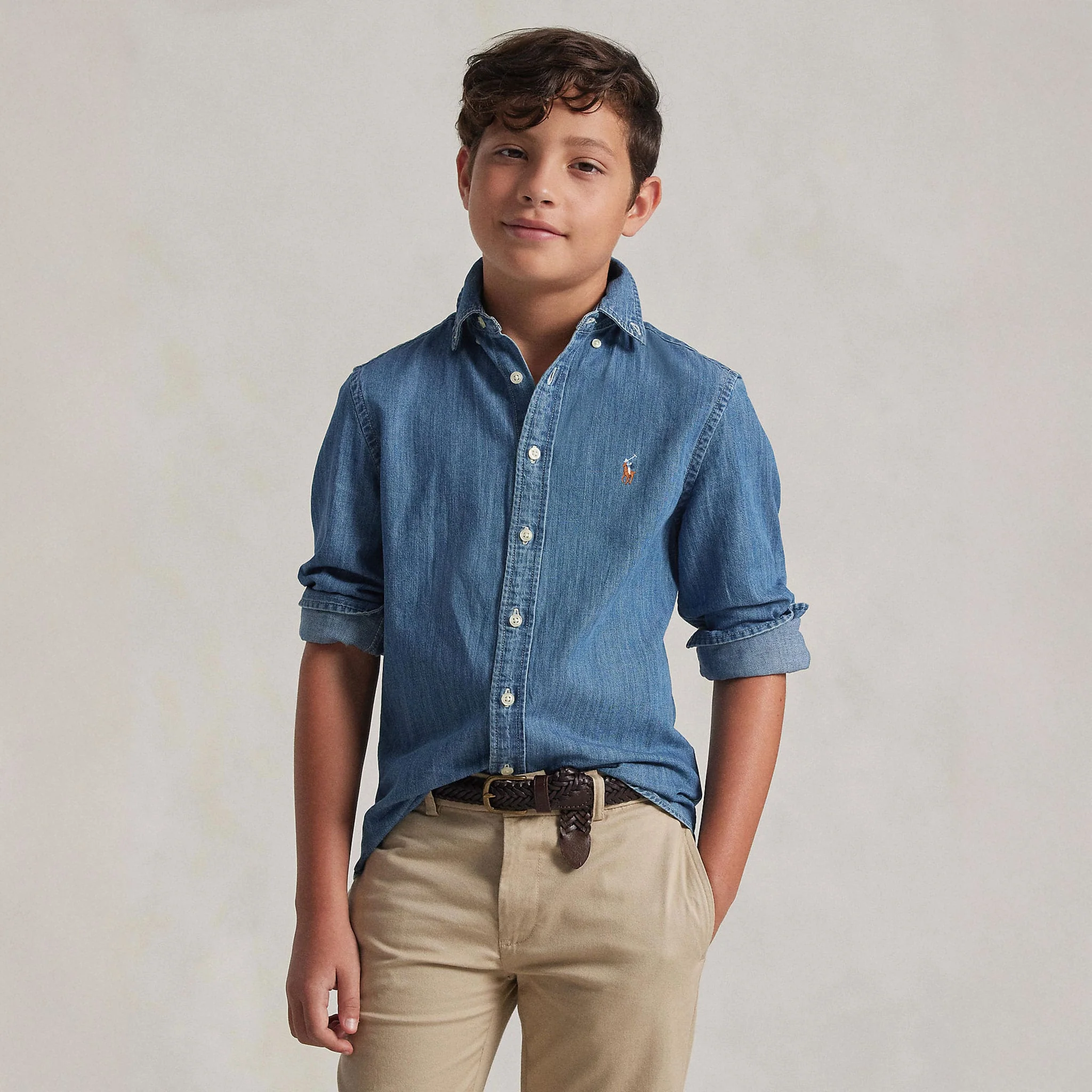 Chemise Chambray 8-16ans - Image 2