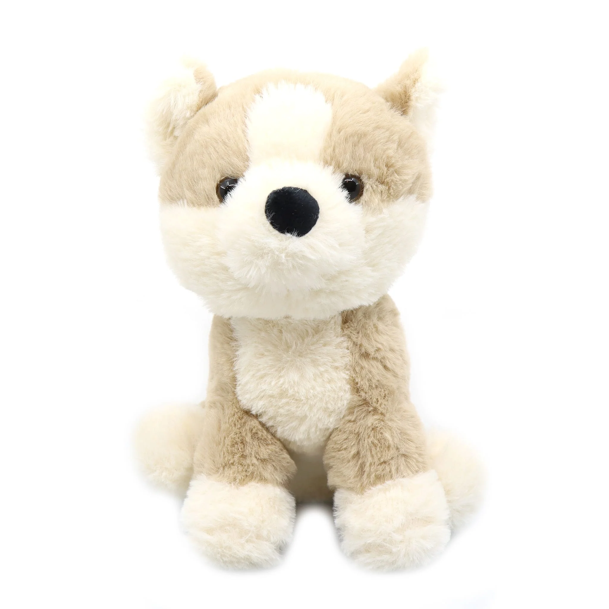 Chien Beige assis 9"