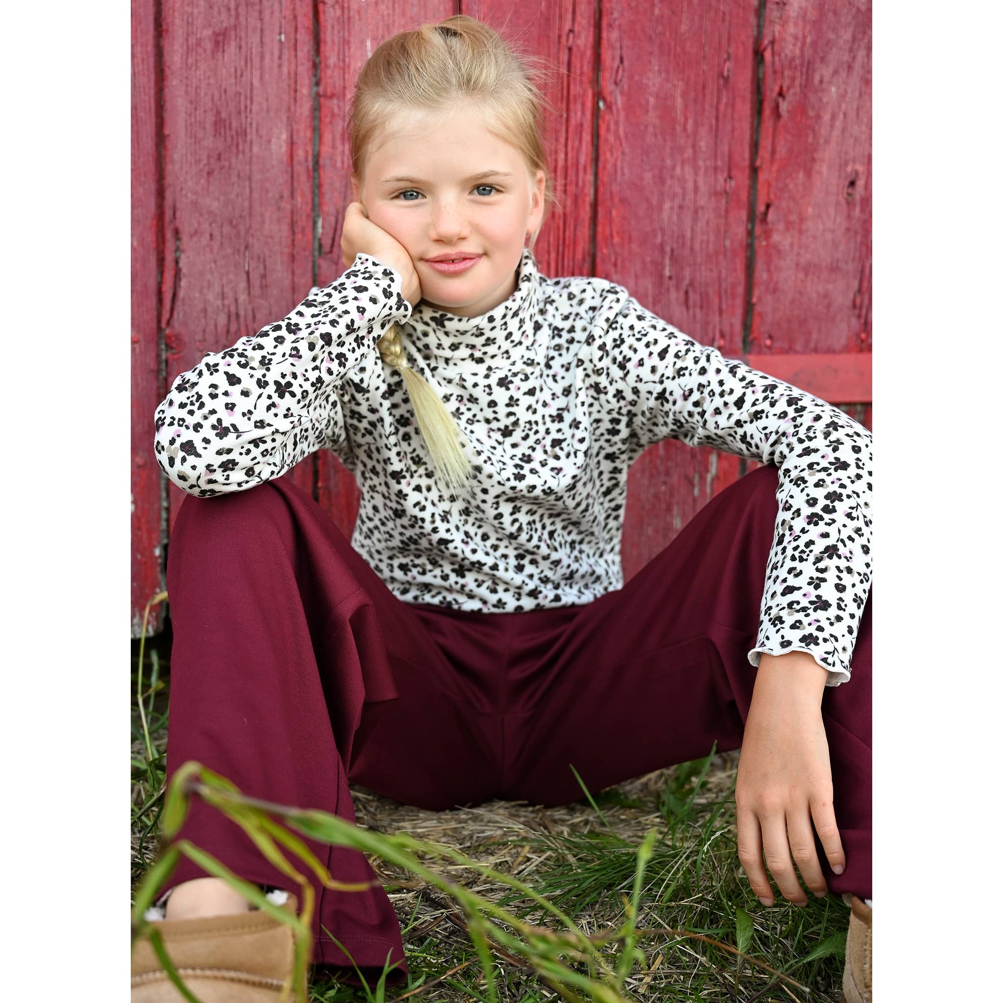 Col Roulé Floral Romance 7-14ans - Image 6