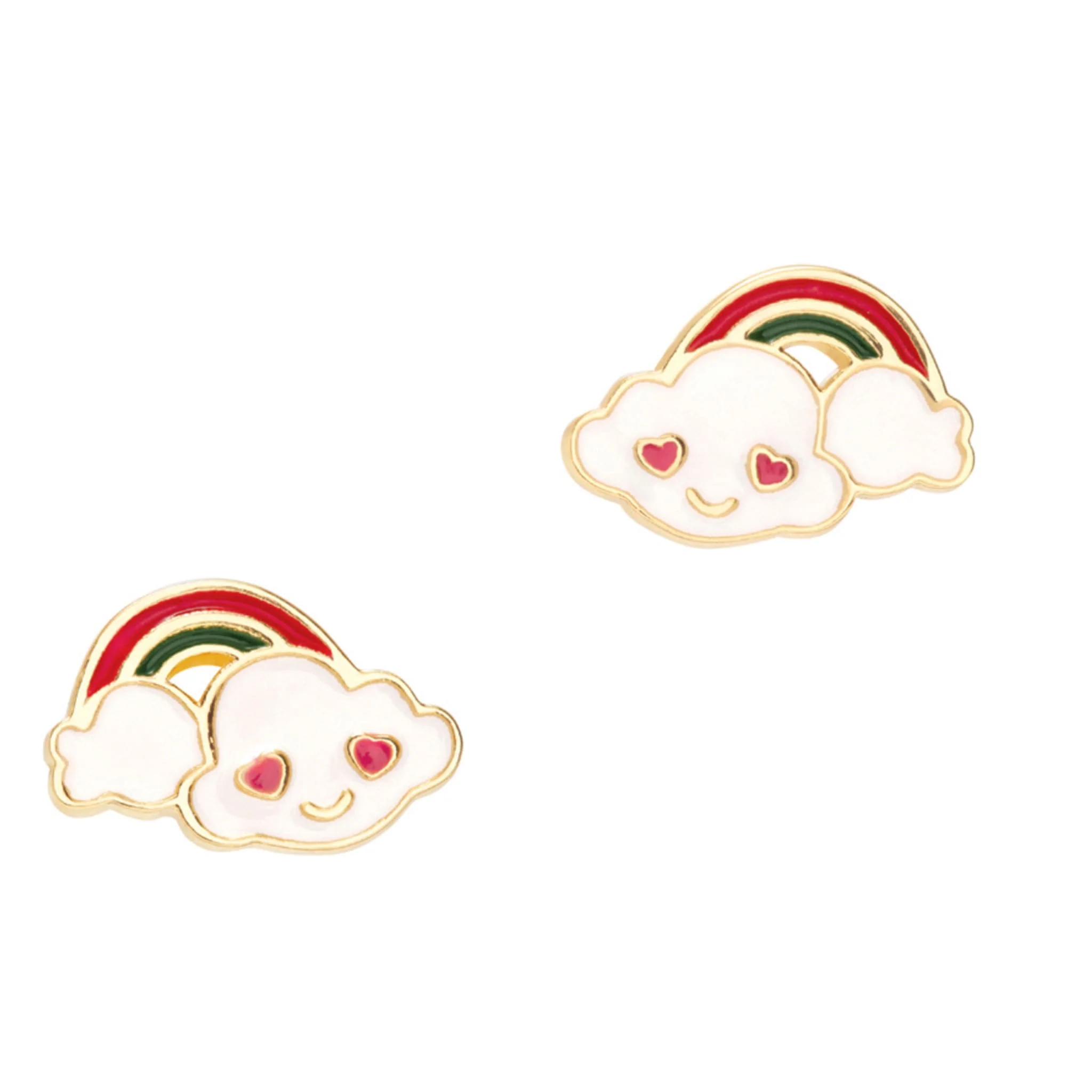 Coffret Cadeau Collier et Boucles d'oreilles de fantaisie - Arc-en-ciel - Image 3