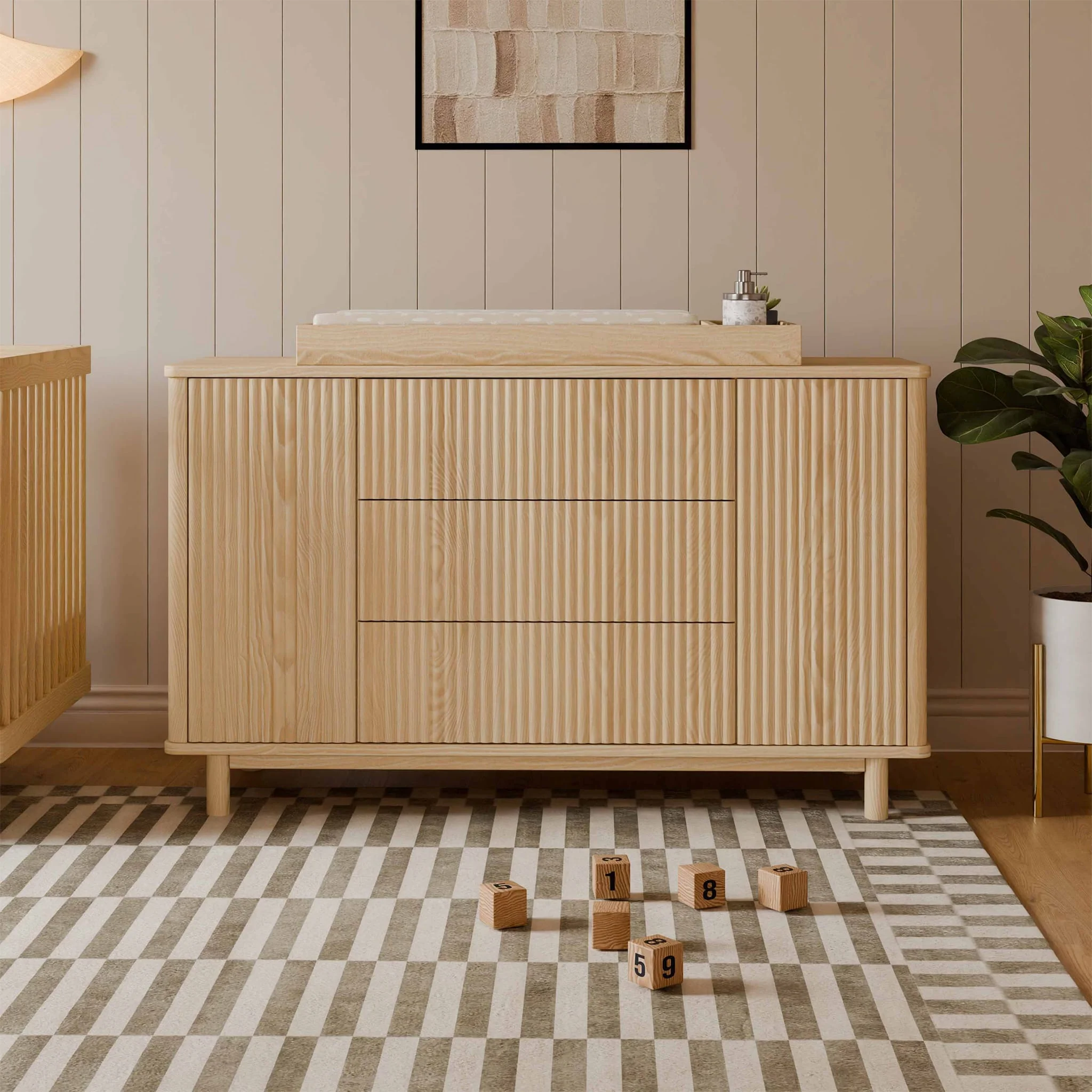Commode assemblée Pogo Tambour - Blond - Image 12