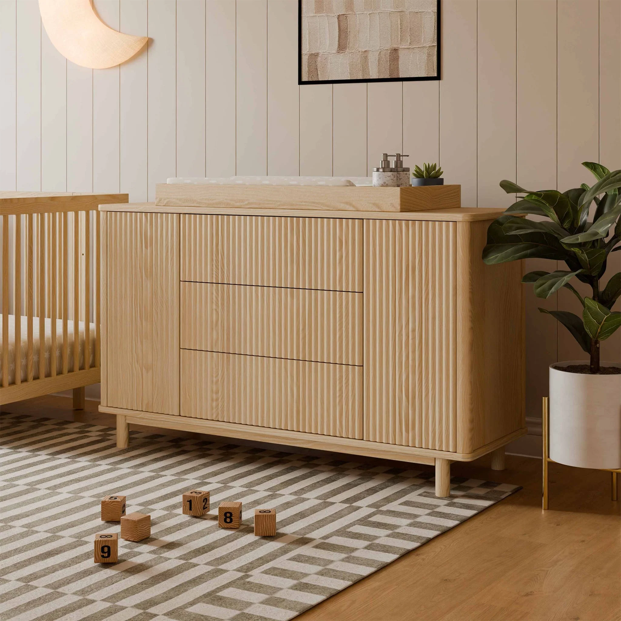 Commode assemblée Pogo Tambour - Blond - Image 2