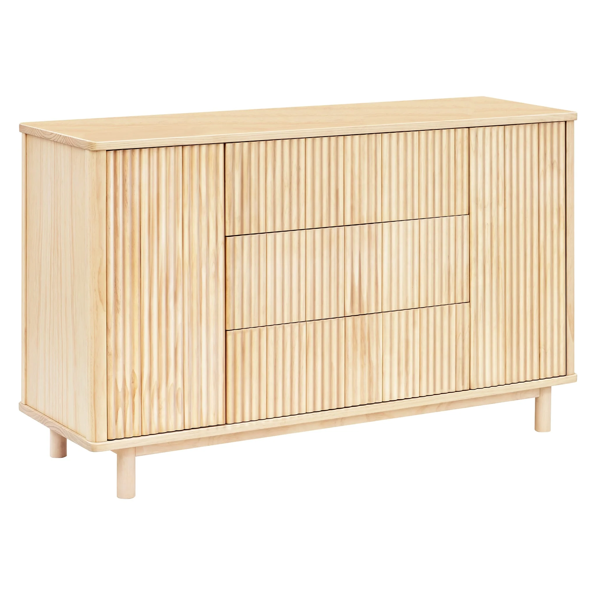 Commode assemblée Pogo Tambour - Blond - Image 3