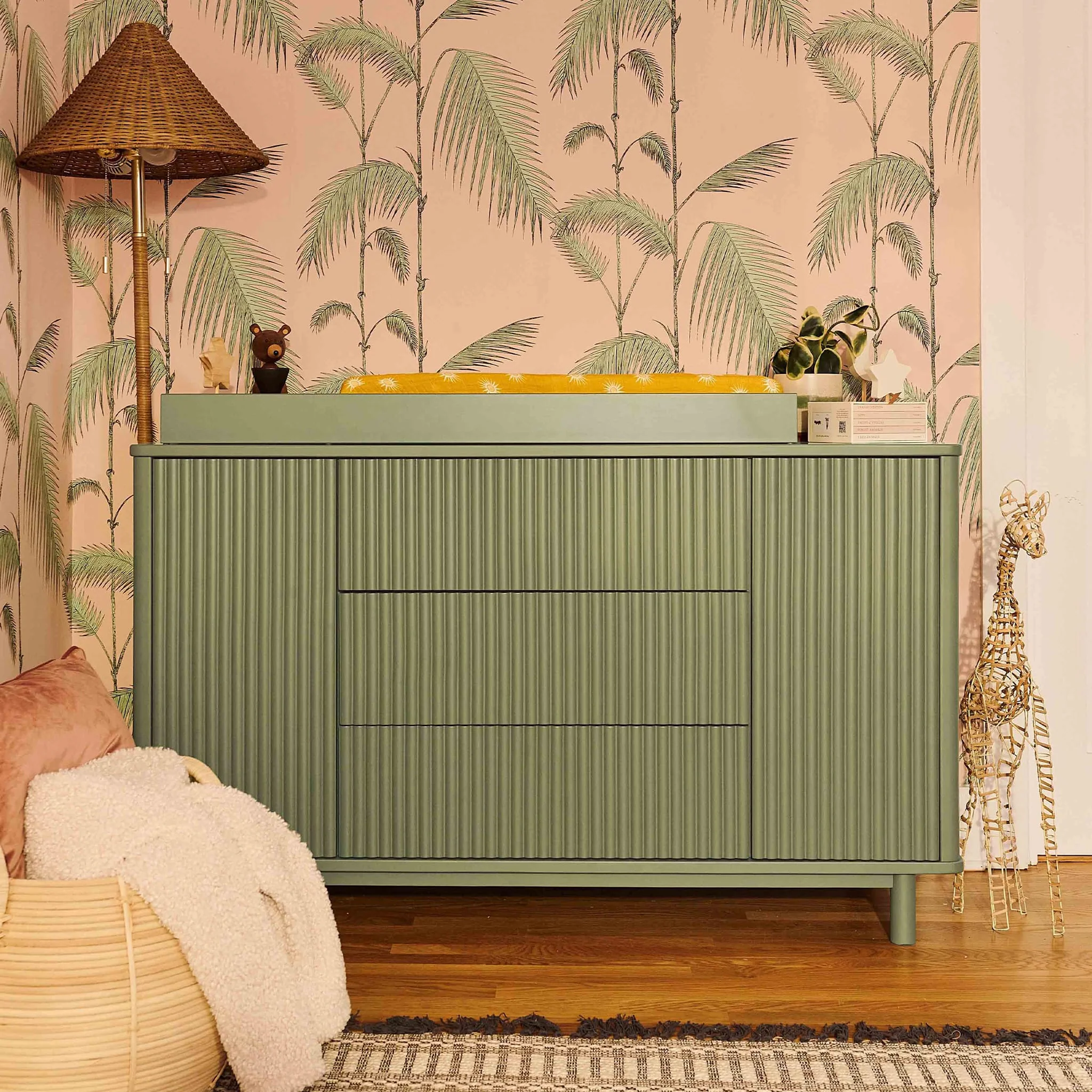 Commode assemblée Pogo Tambour - Olive - Image 2