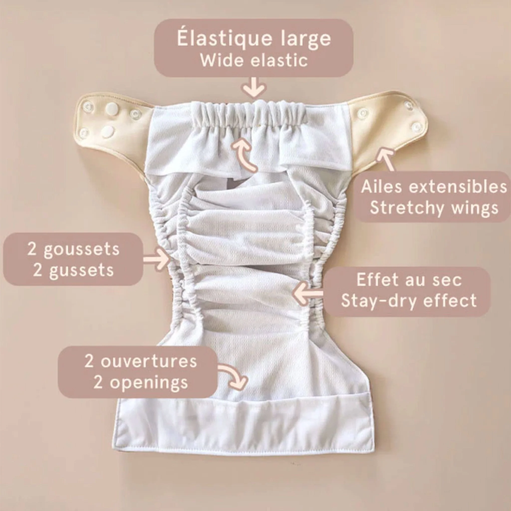 Couche Lavable Évolution 10-35lb - Matcha - Image 6