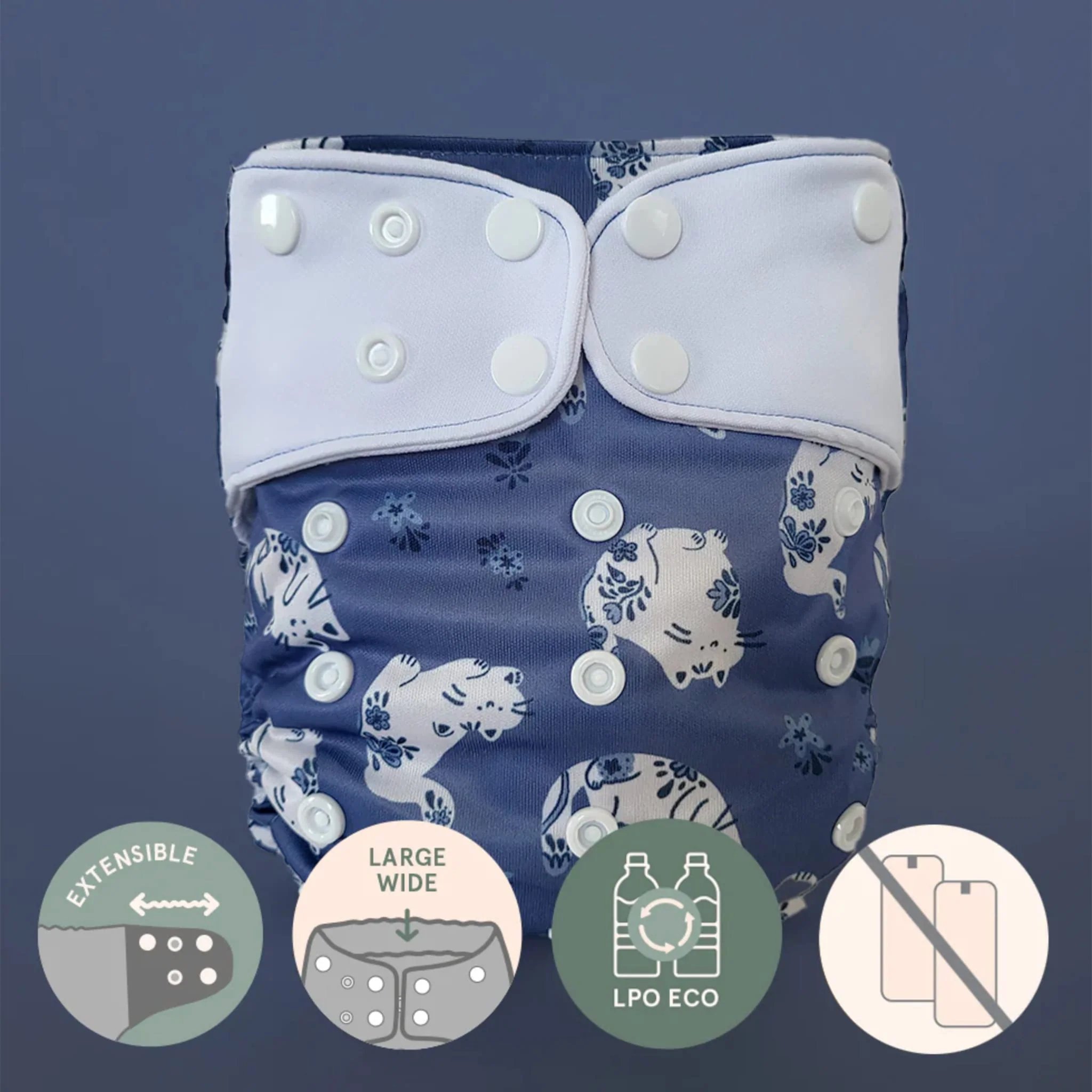 Couche Lavable Évolution - Porcelaine - Image 6