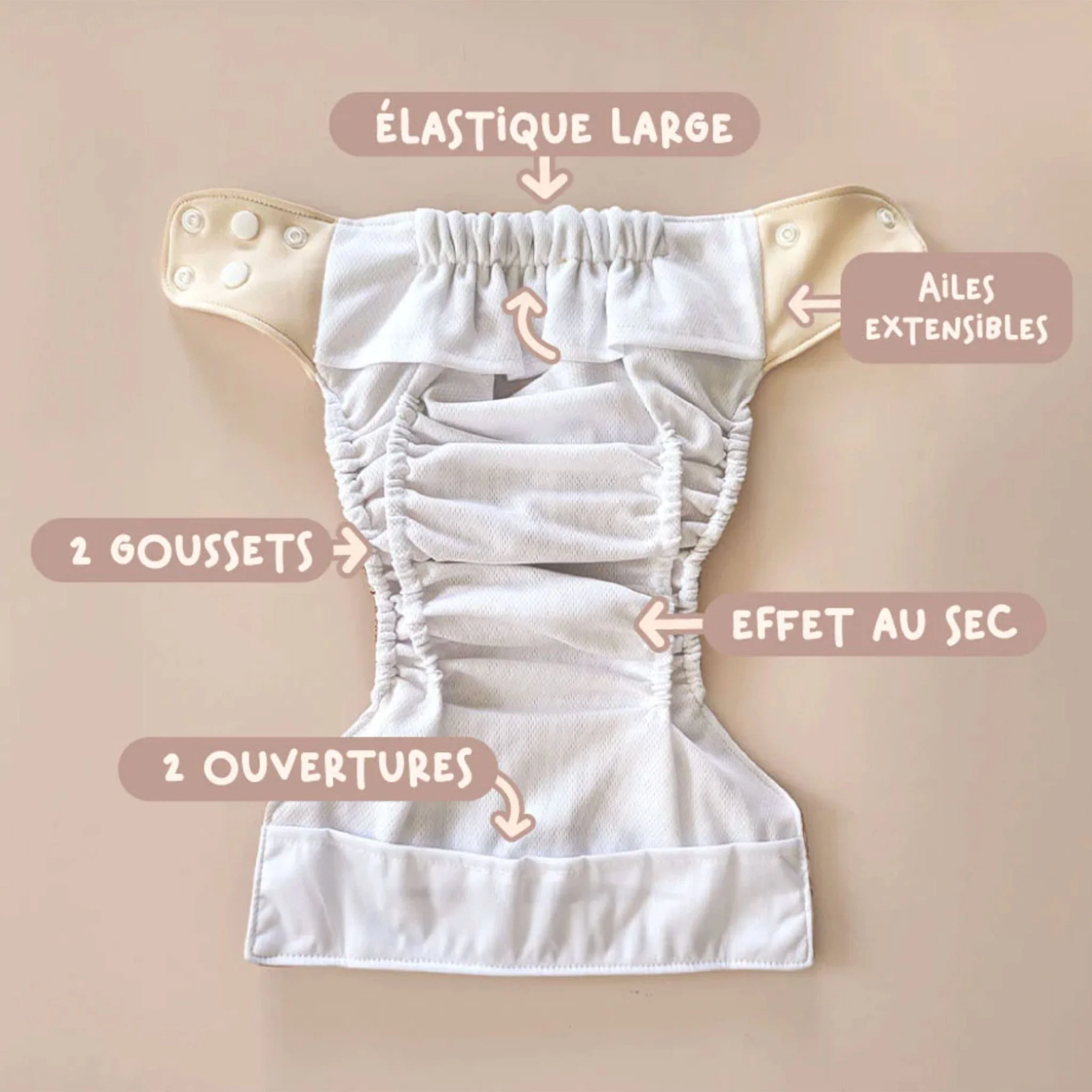 Couche Lavable Évolution - Ravioli 10-35lb - Image 5