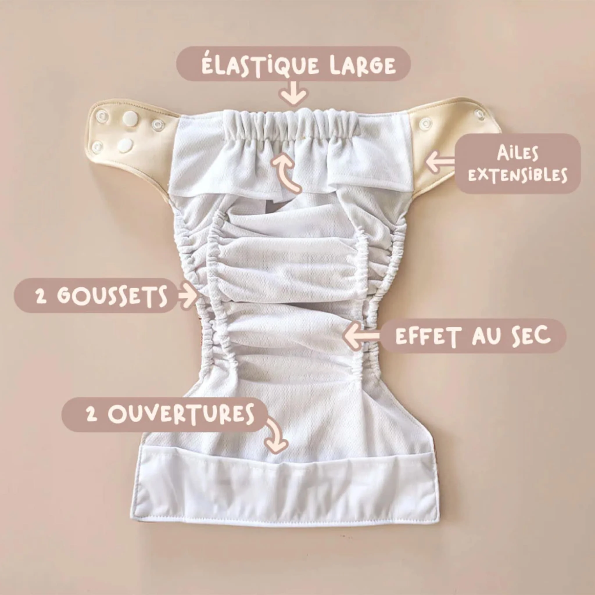 Couche Lavable Évolution -  Shortcake - Image 5
