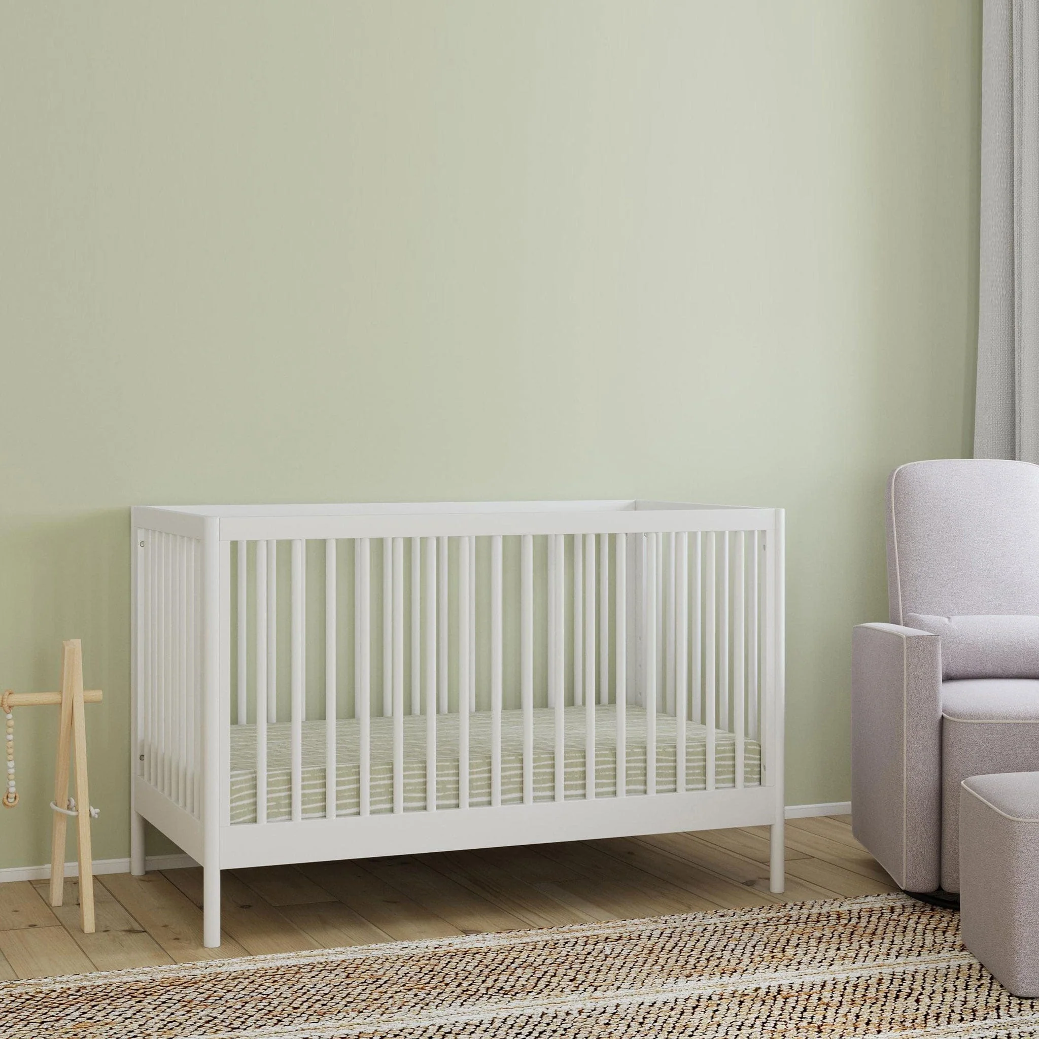 Couchette Convertible 3-en-1 Birdie - Blanc - Image 11