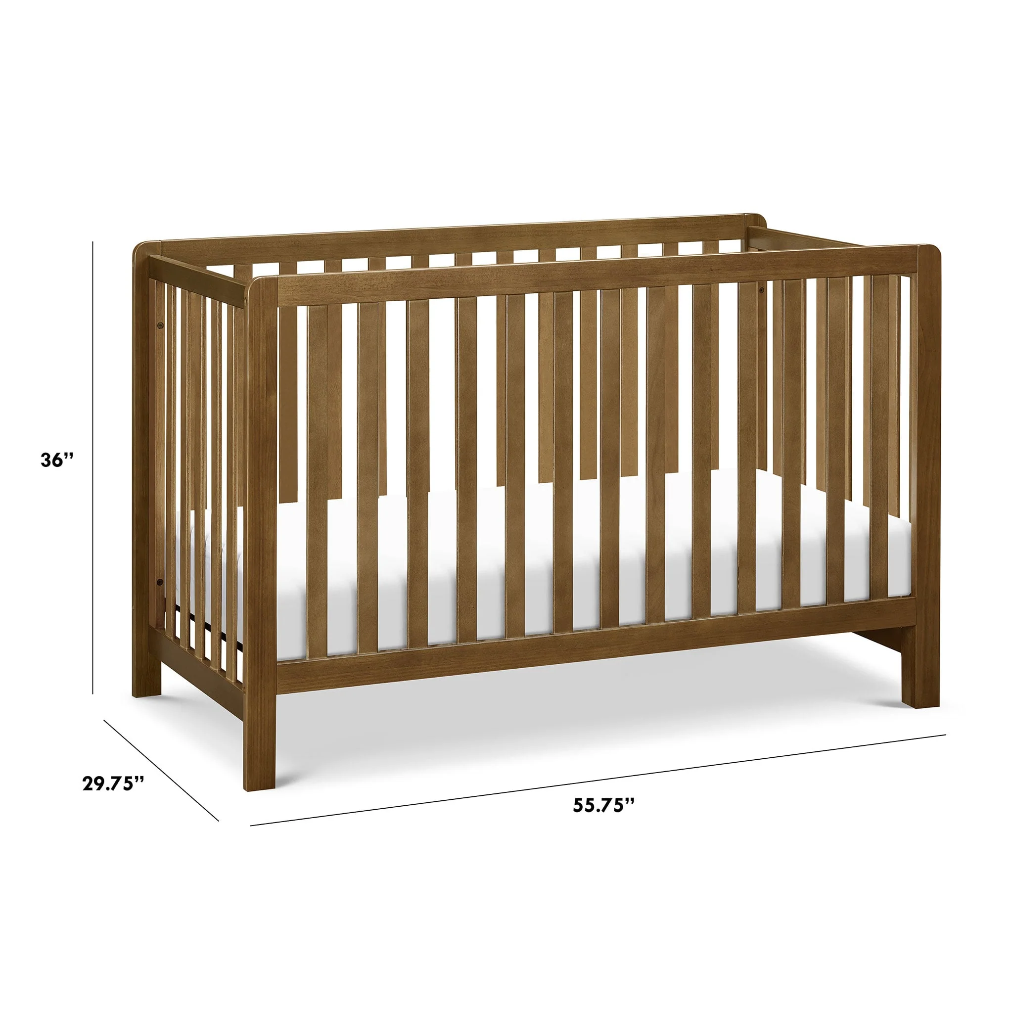 Couchette Convertible 4-en-1 Colby - Noyer - Image 7