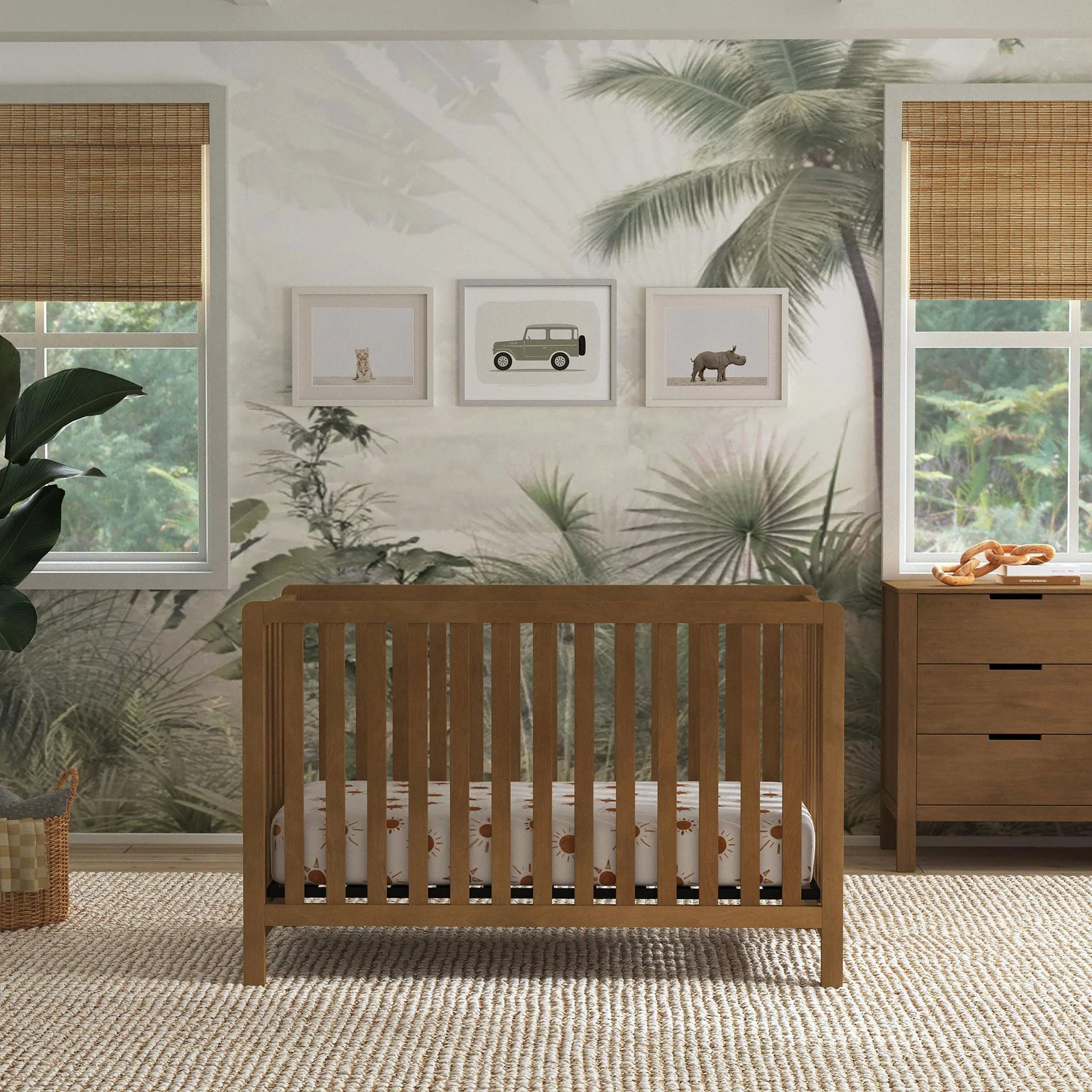 Couchette Convertible 4-en-1 Colby - Noyer - Image 9