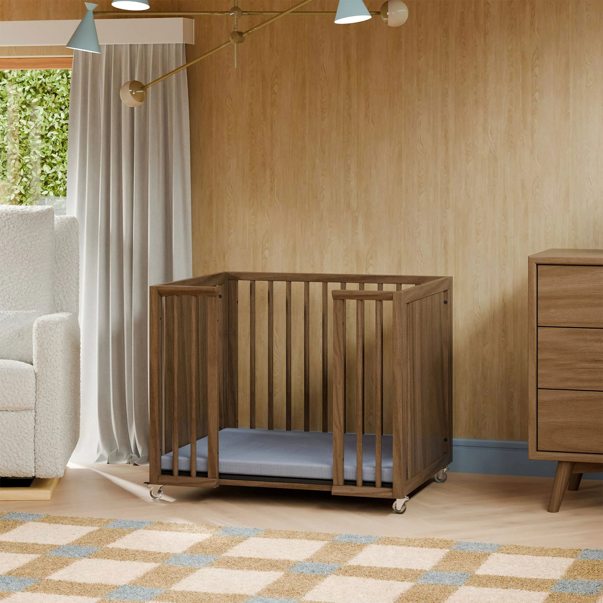 Couchette Convertible Palma 8-en-1 - Noyer - Image 12