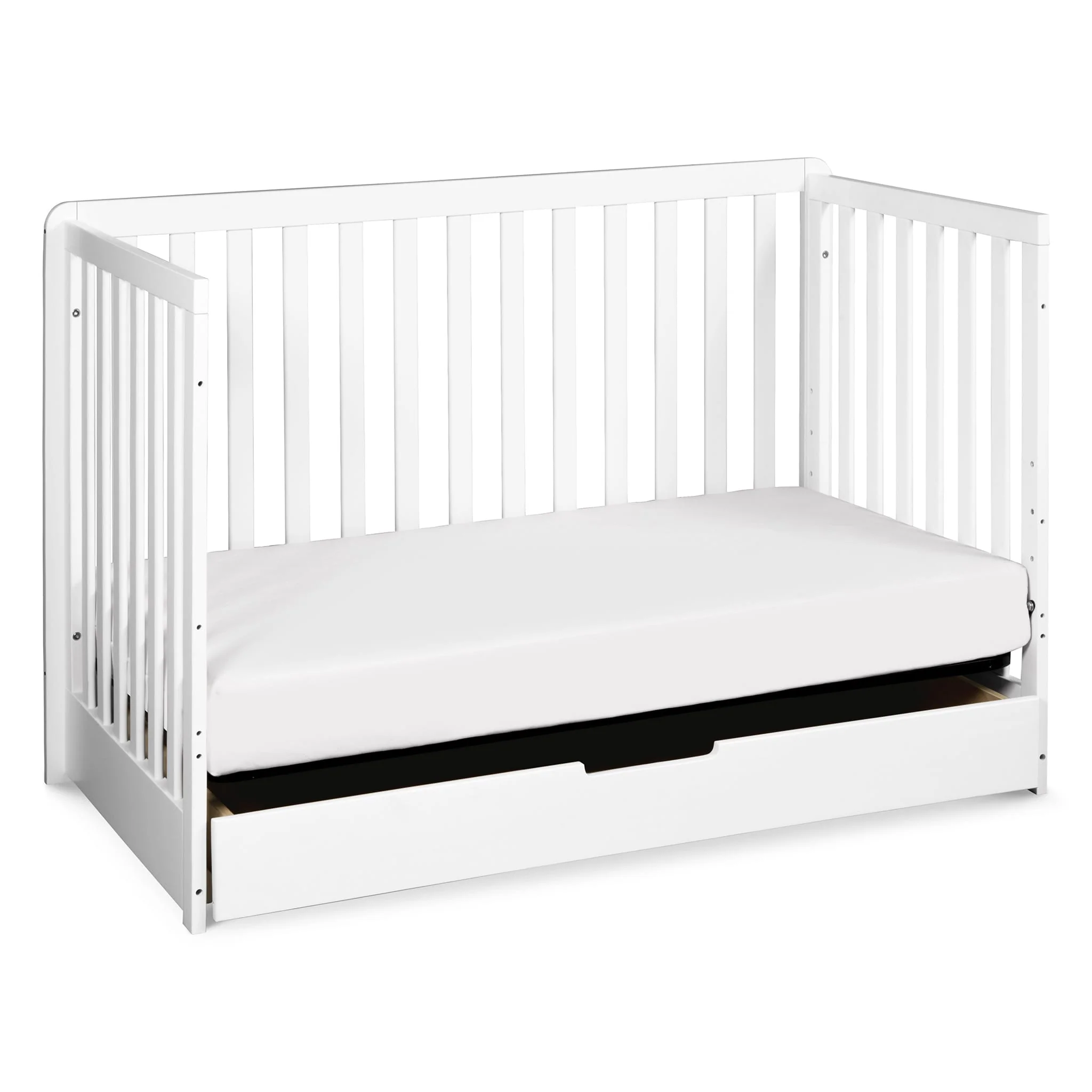 Couchette Convertible 4-en-1 Colby avec Tiroir Gigogne - Blanc - Image 8