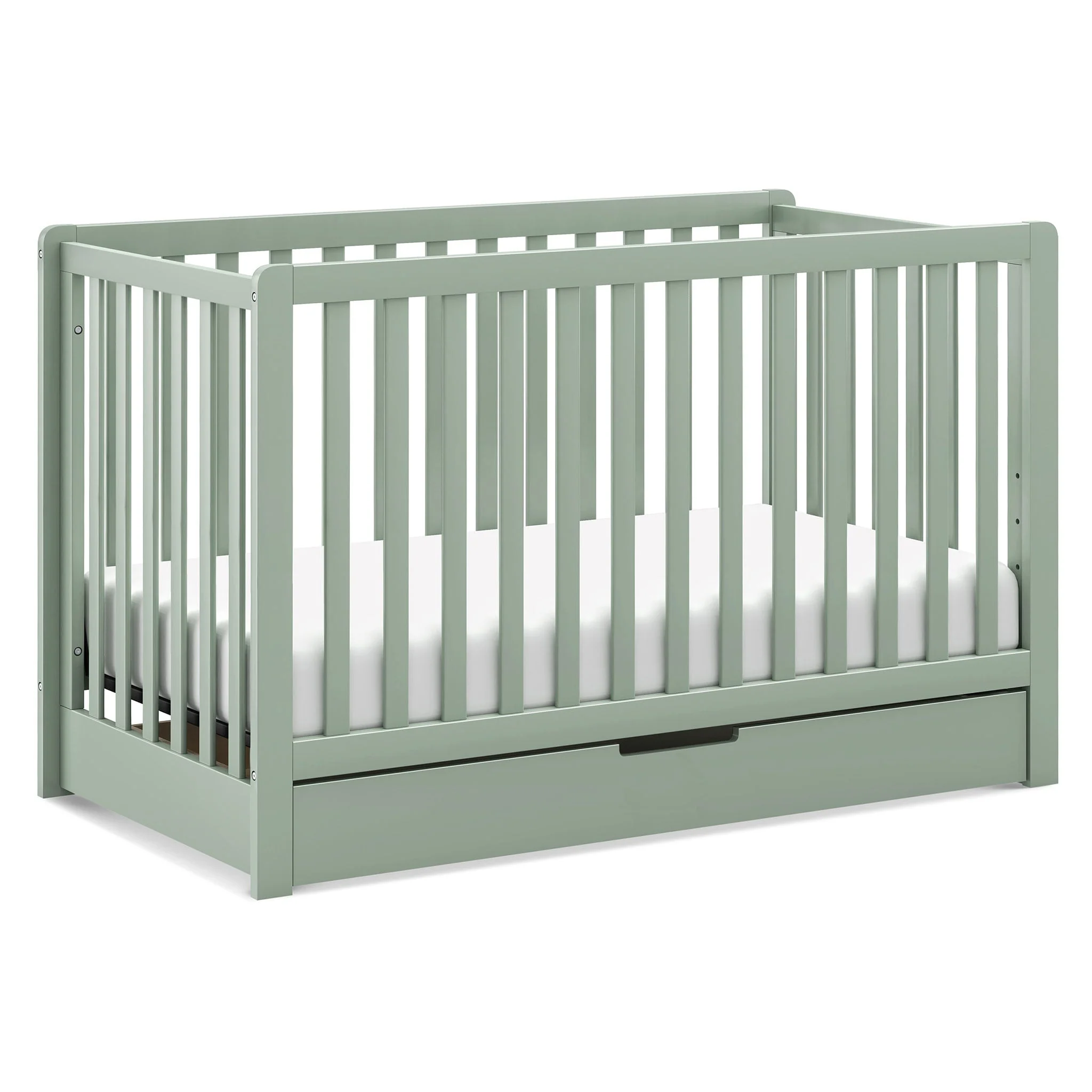 Couchette Convertible 4-en-1 Colby avec Tiroir Gigogne - Sauge