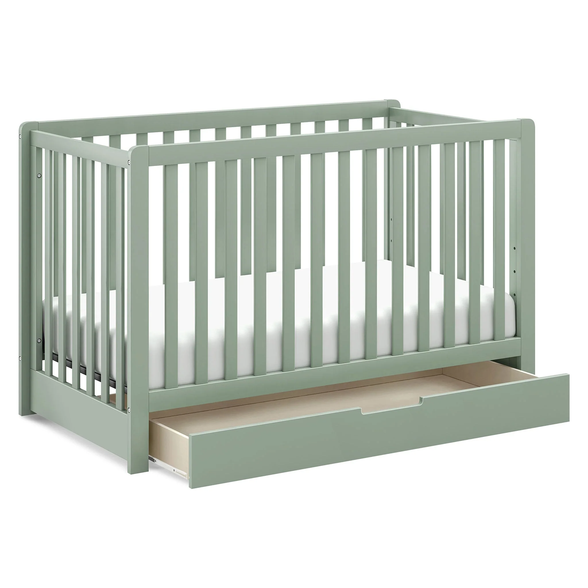 Couchette Convertible 4-en-1 Colby avec Tiroir Gigogne - Sauge - Image 3
