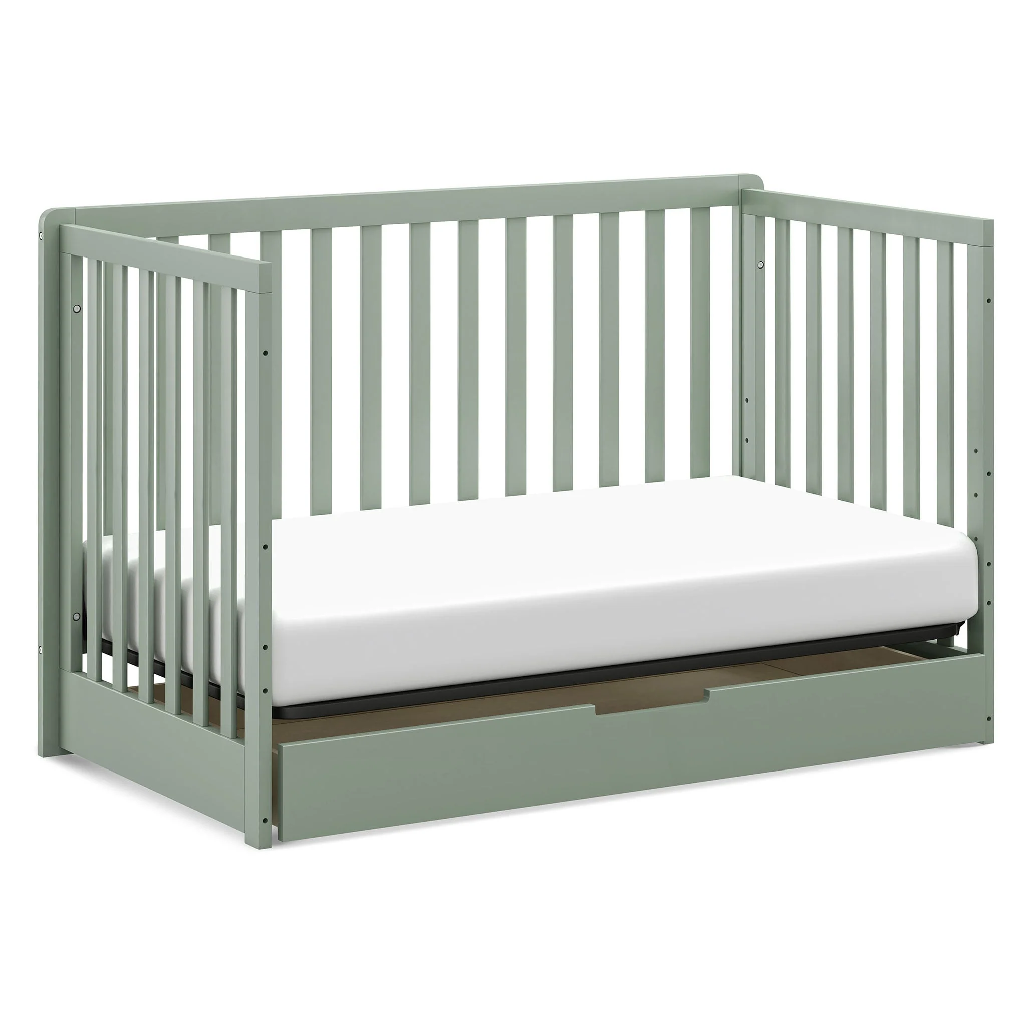 Couchette Convertible 4-en-1 Colby avec Tiroir Gigogne - Sauge - Image 5