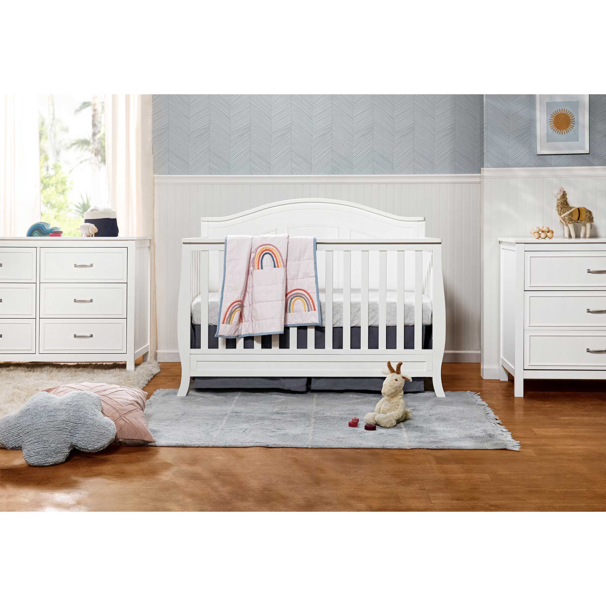 Couchette Convertible 4-en-1 Emmett - Blanc - Image 7