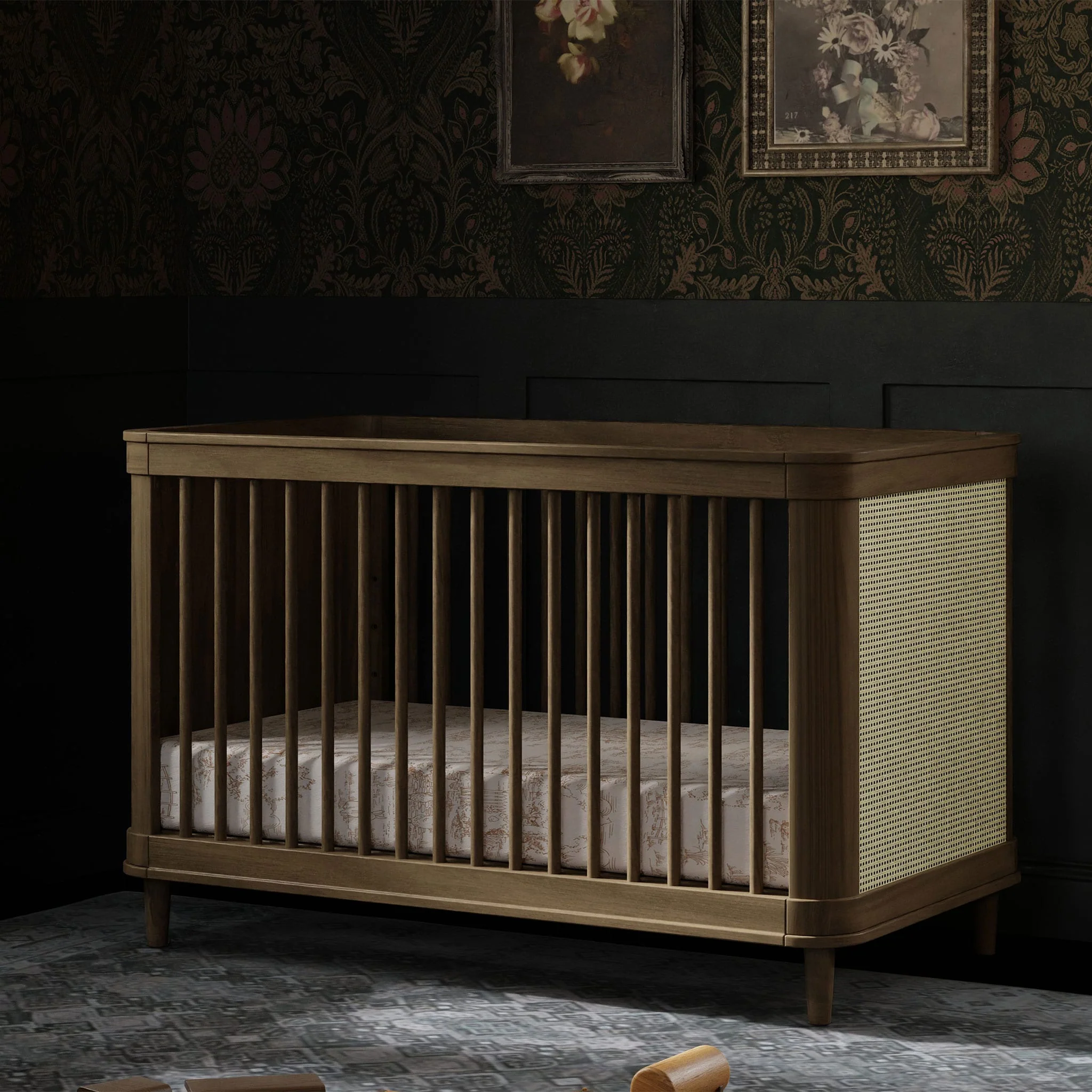 Couchette Convertible 3-en-1 Marin - Naturel Noyer - Image 9