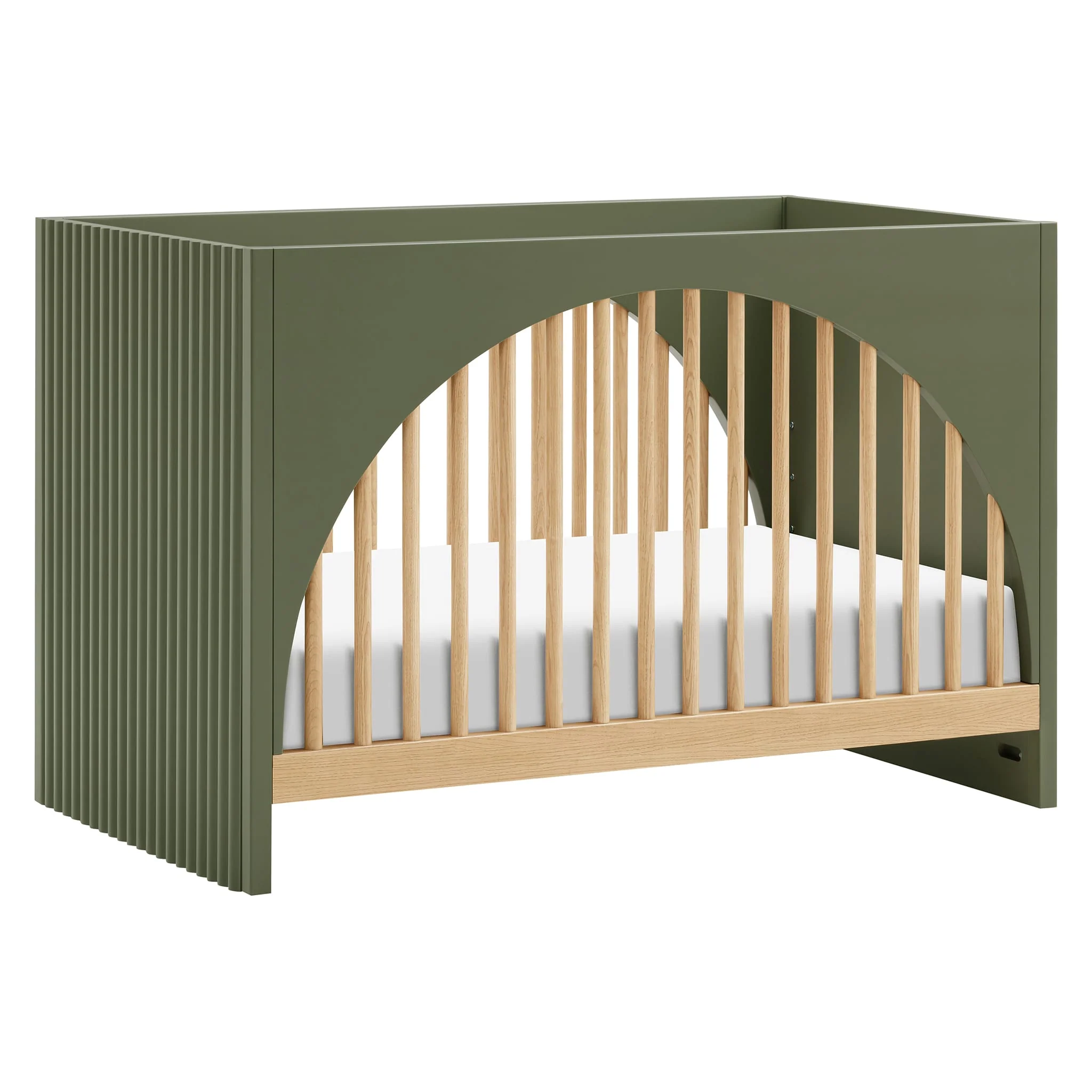 Couchette Convertible 3-en-1 Moab - Olive/Cendre - Image 3