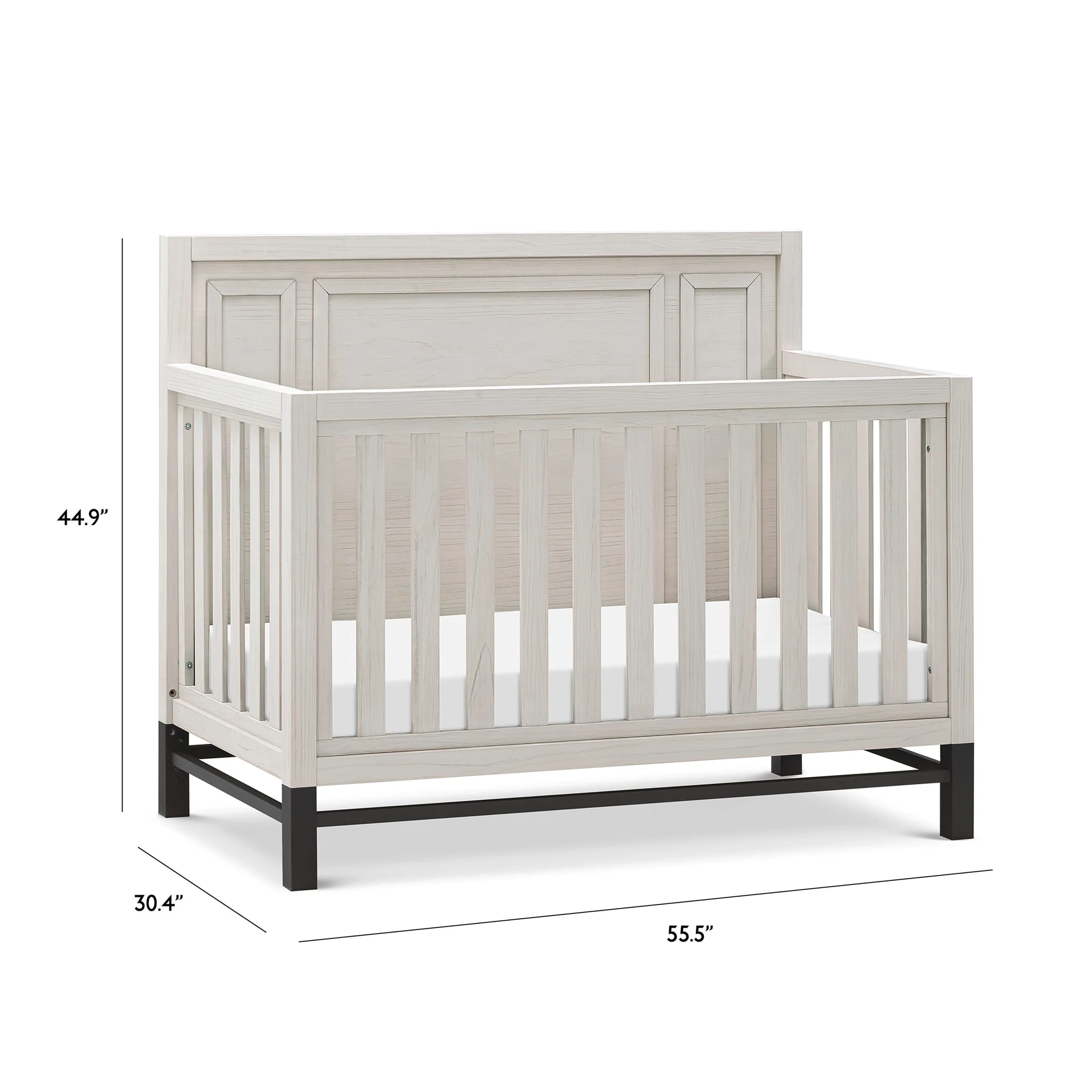 Couchette Convertible 4-en-1 Newbern - Bois Blanc - Image 8