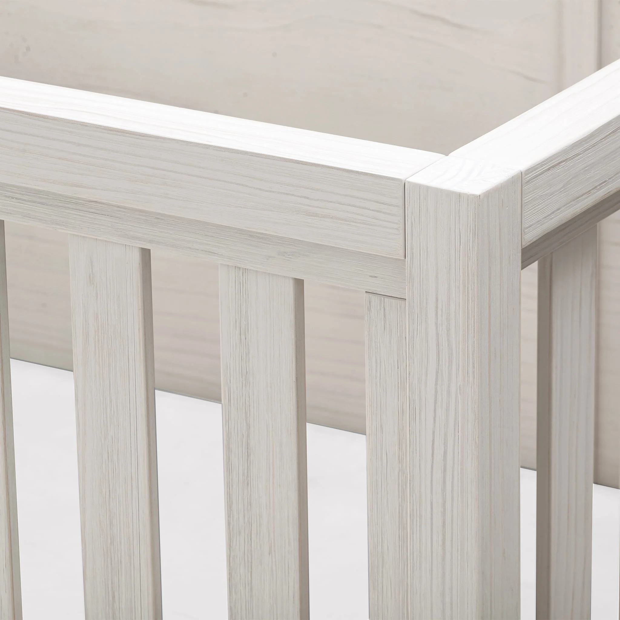 Couchette Convertible 4-en-1 Newbern - Bois Blanc - Image 9