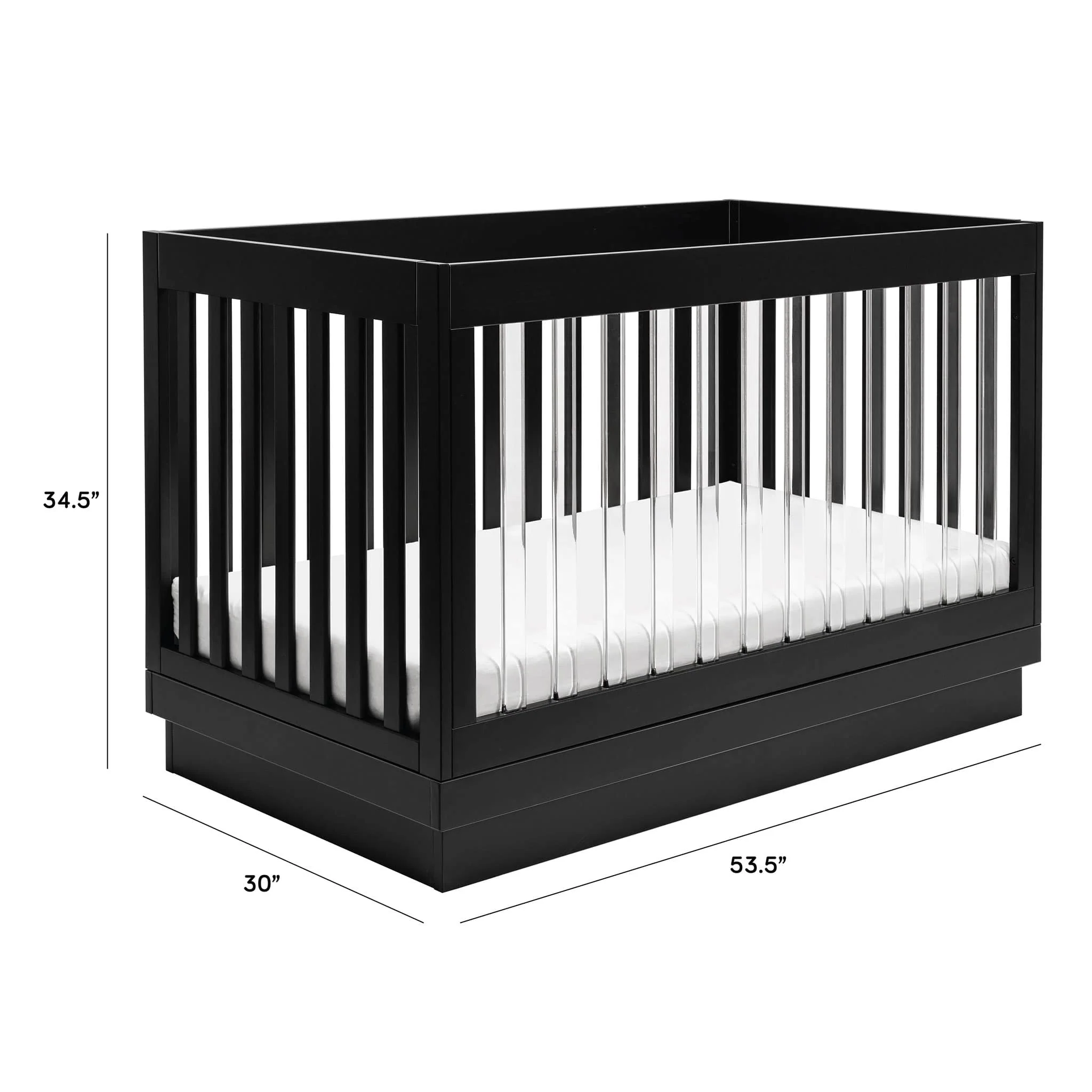 Couchette Convertible 3 en 1 Harlow - Noir - Image 7